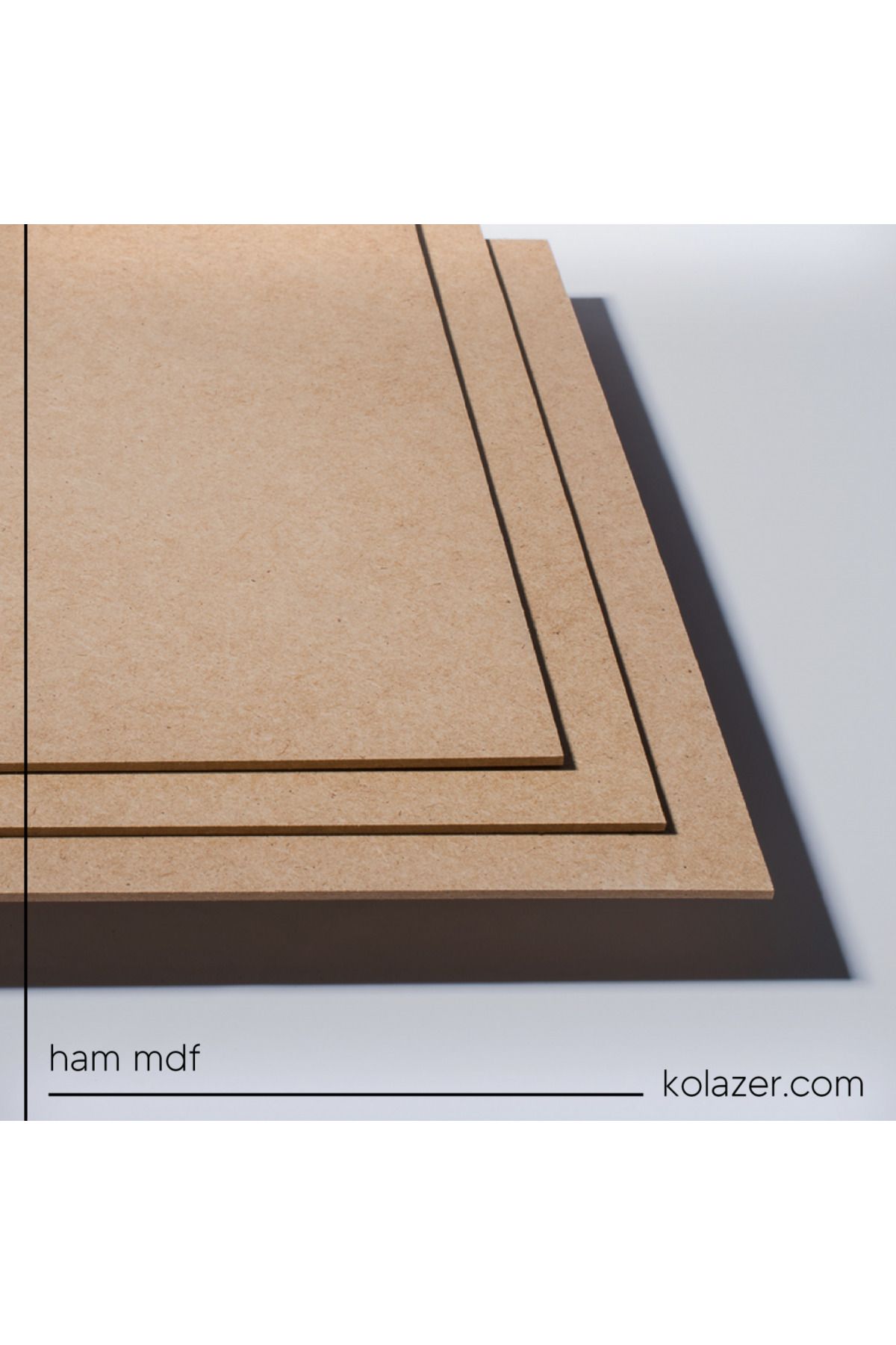 VITEV Baza Suntası Ham Mdf 8 mm 84 X 184 ölçüsünde 90 Lık Baza Ya Uygun Alt Sandık Ölçüsü