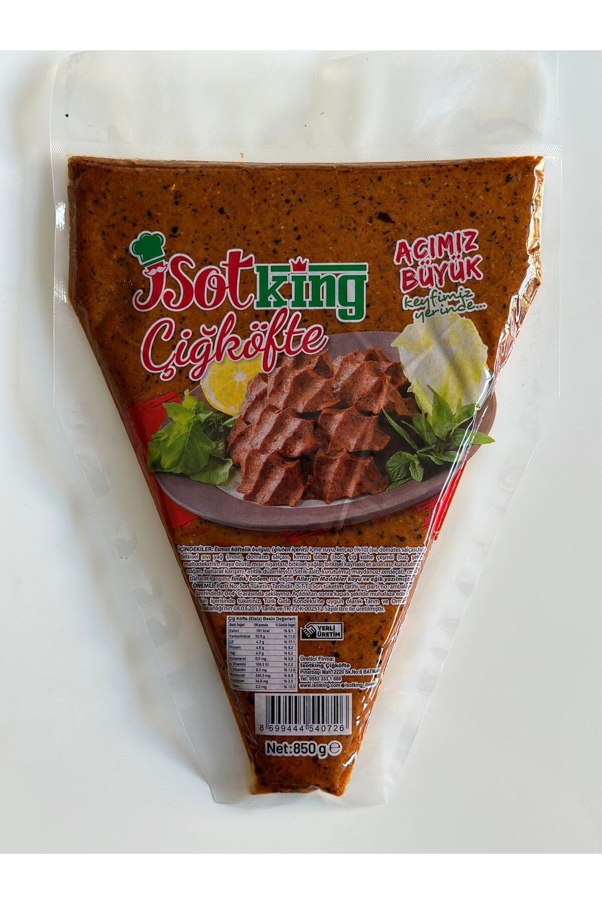 İsotking İsotking Çiğköfte 850 GR