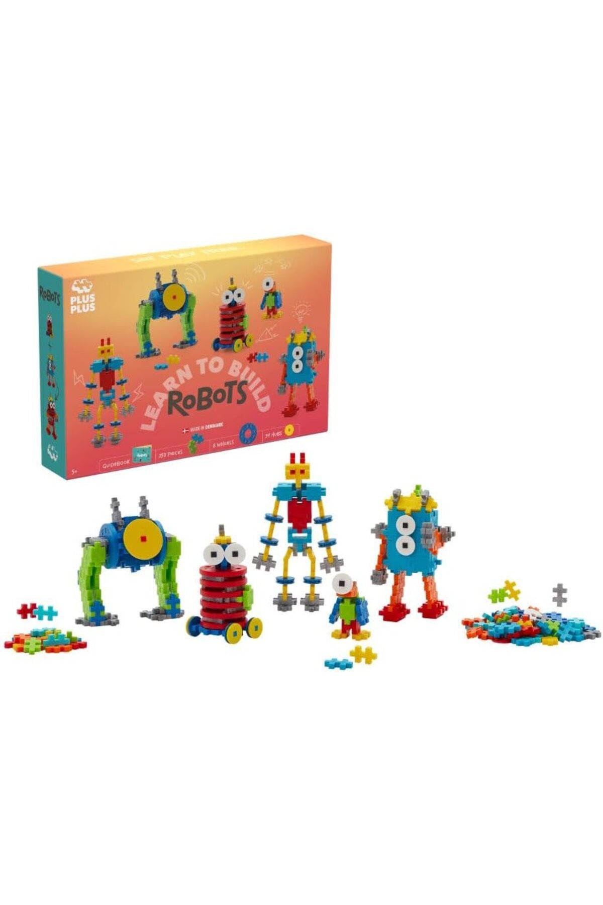 NcK PLUS LEARN TO BUILD ROBOTS / 250 PCS