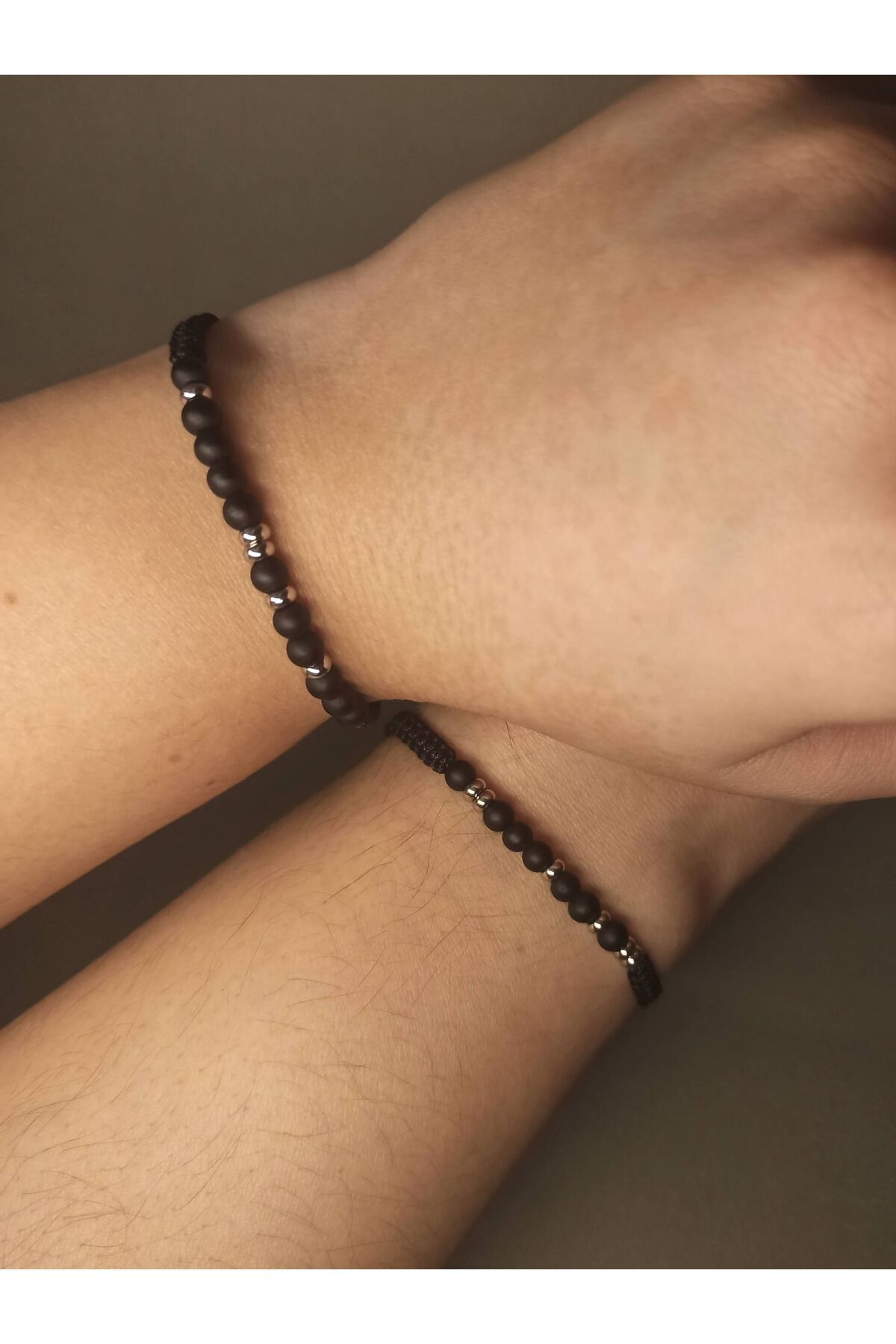 TREND-Morse Code Couple Bracelet Set of 2, Morse Alphabet Couple Bracelets, Valentine's Day Gift 3