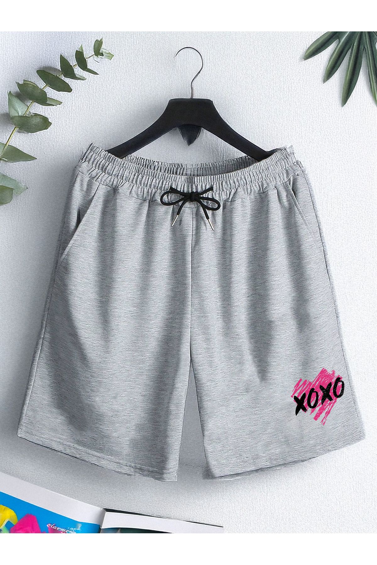 De Carte-Pantaloni scurți de sezon pentru femei XoXo Girl Printed Casual Bermude 1