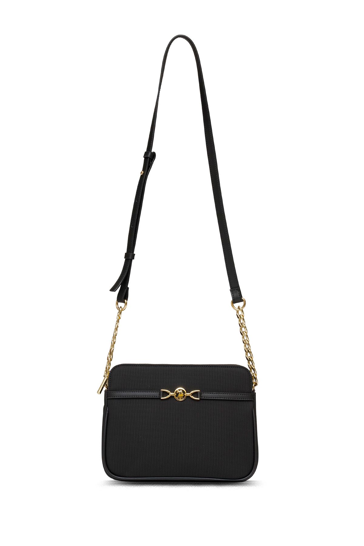 کیف شانه زنانه مشکی Us25239 U.S. Polo Assn.