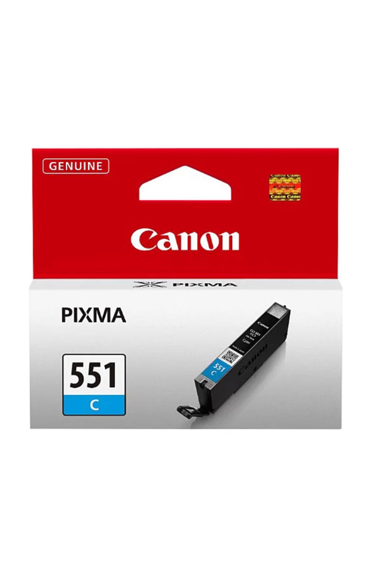 Canon CLI-551C MAVİ KARTUŞ 332 SAYFA (MG5450 İP7250 MG7550 İX6850 İP8750)