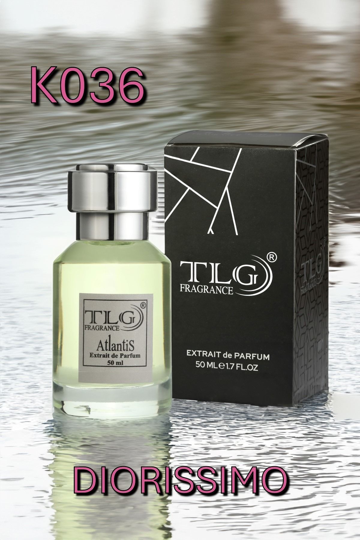 TLG K036 TLG Diorissimo Extrait Kadın Parfümü, 50 ml