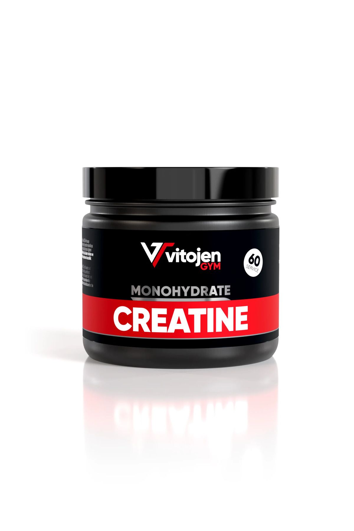 Vitojen Creatine Monohydrate | 200 Mesh | 60 Servis | 300g | Aromasız | Kolay İçim | Kreatin Monohidrat