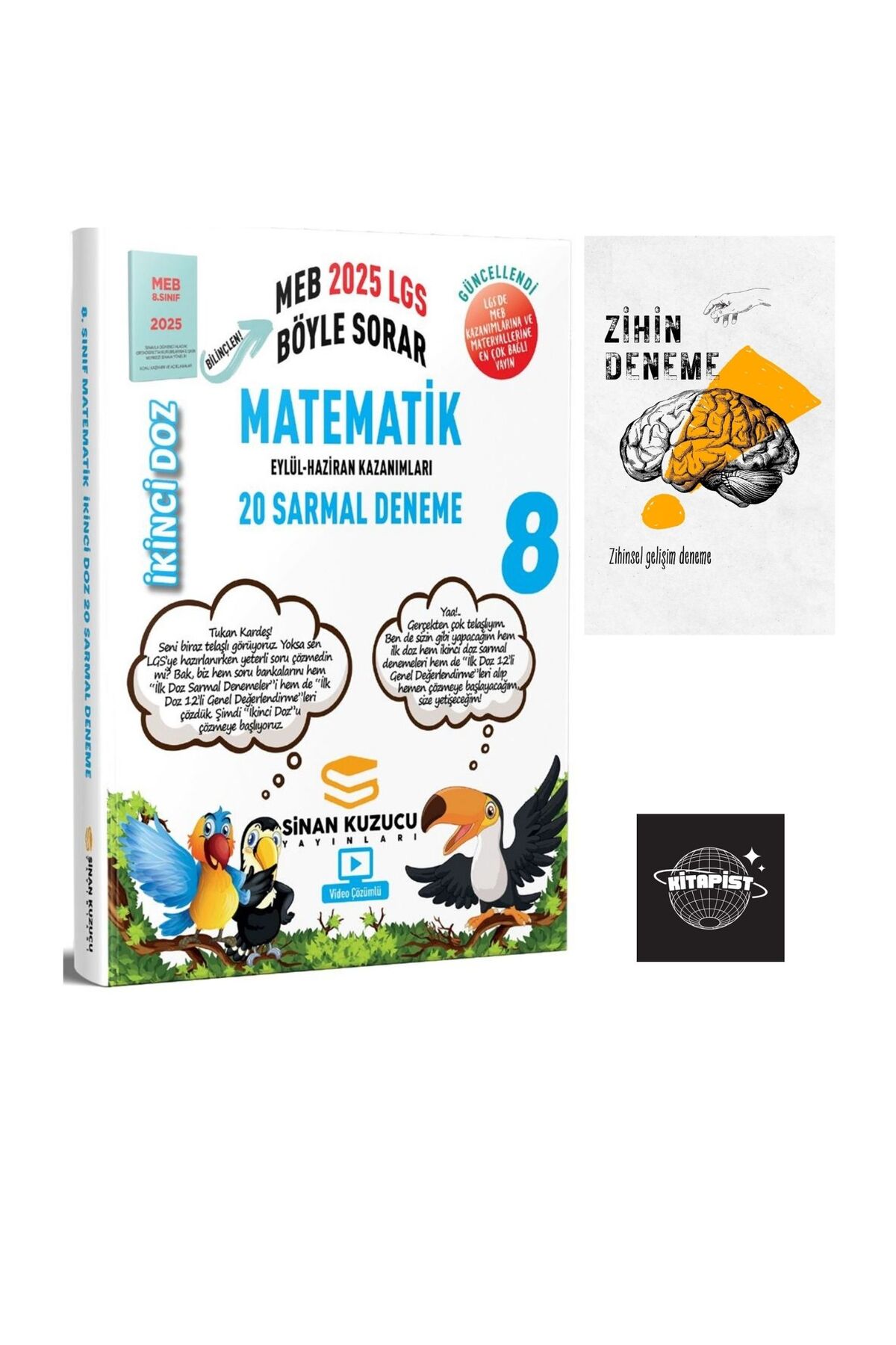 SİNAN KUZUCU YAYINLARI SİNAN KUZUCU LGS İKİNCİ DOZ MATEMATİK