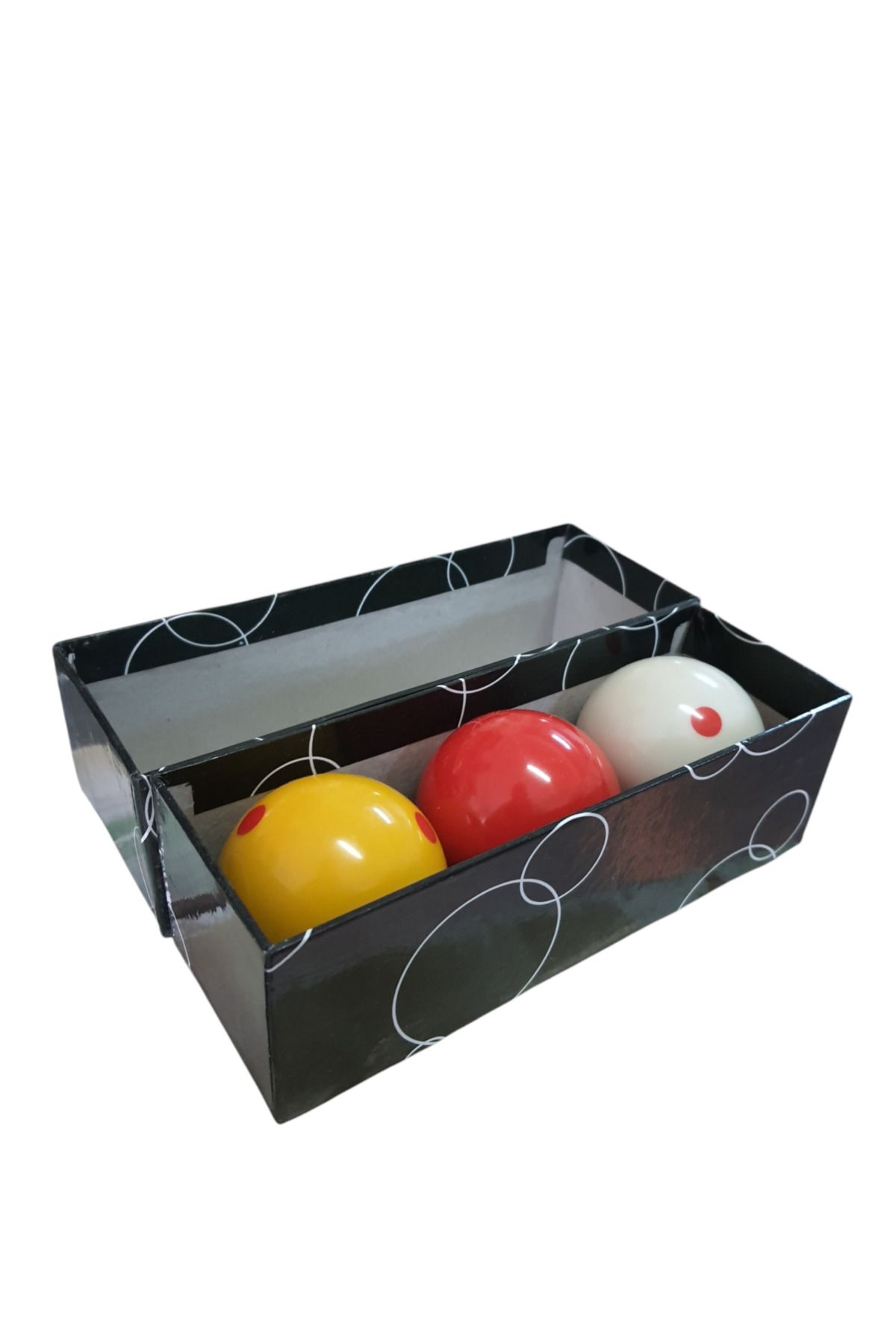 bizon 3 Adet Gold Bilardo Topu Benekli 57.2 mm