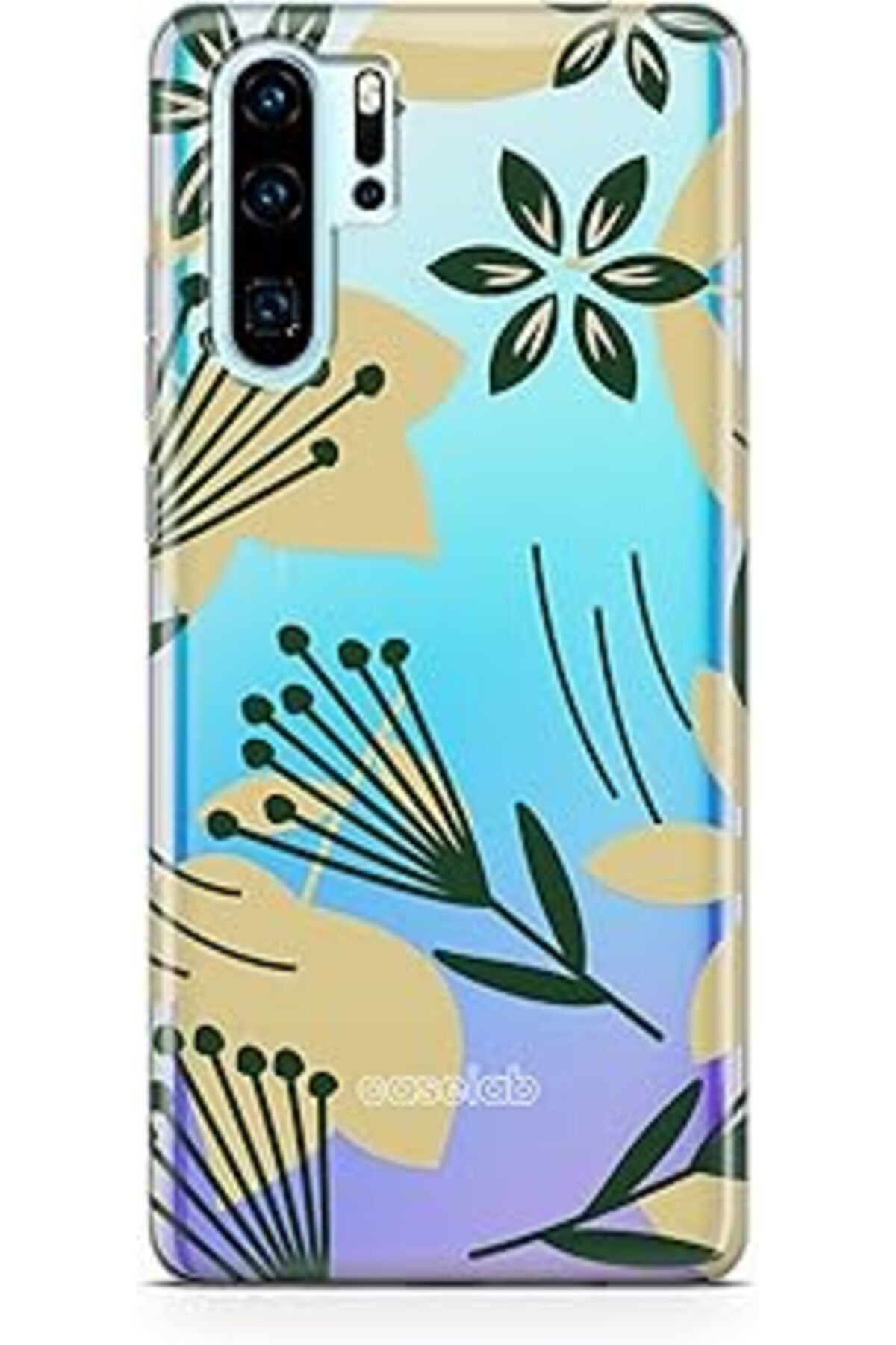 Ceet Markets Caseslab Huawei P30 Şeffaf Telefon Kılıfı - Fall In Green