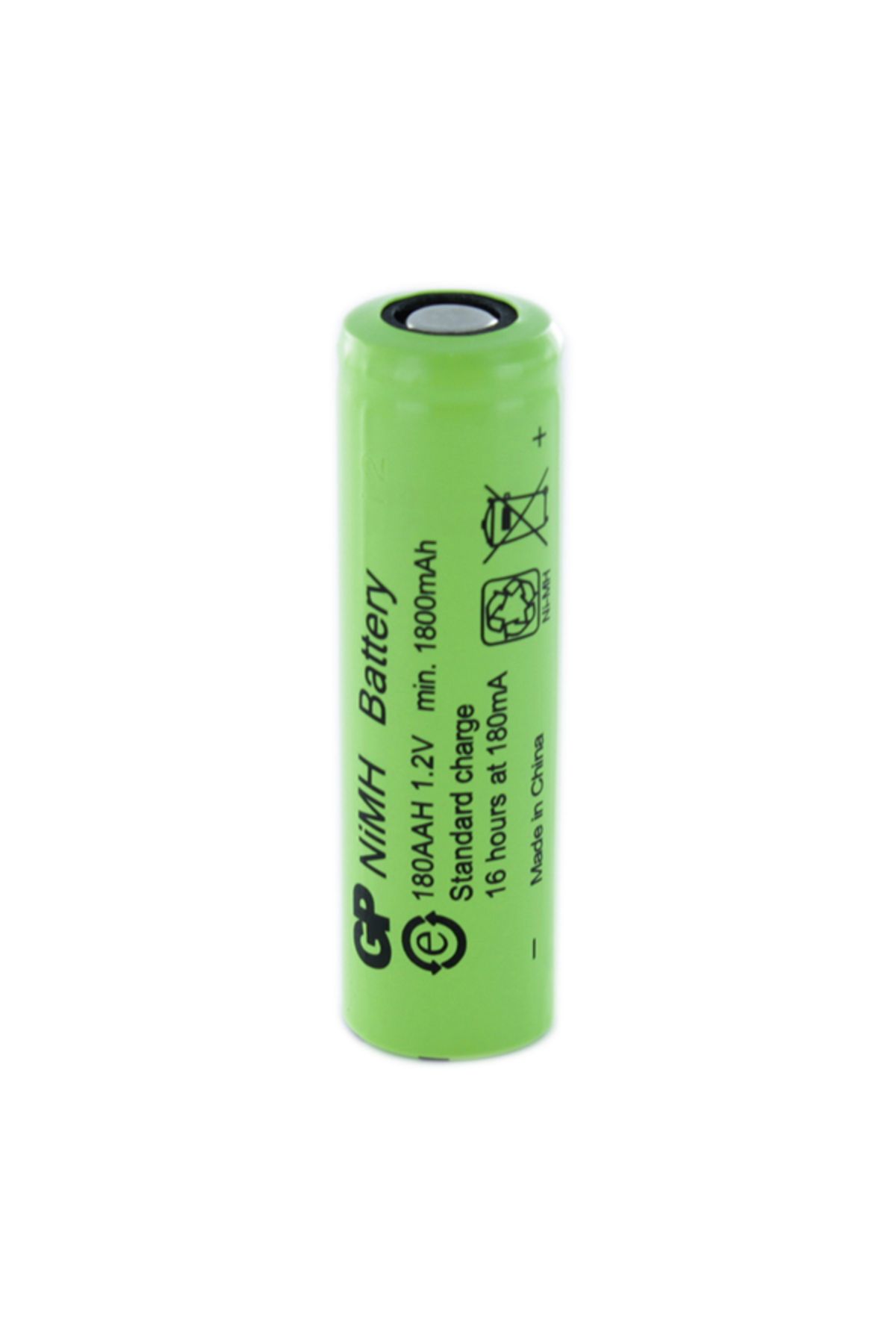 robotrend Gp 180Aah 1800 Mah Düz Kafa Şarjli Kalem Pil