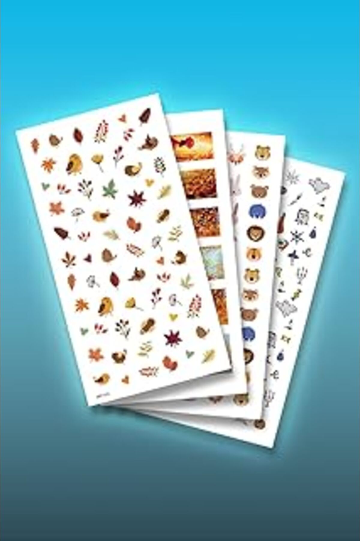 Ceet Markets Artikel 4'lü Tırnak Dövmesi S, Tırnak Sticker S, Nail Art, Tattoo