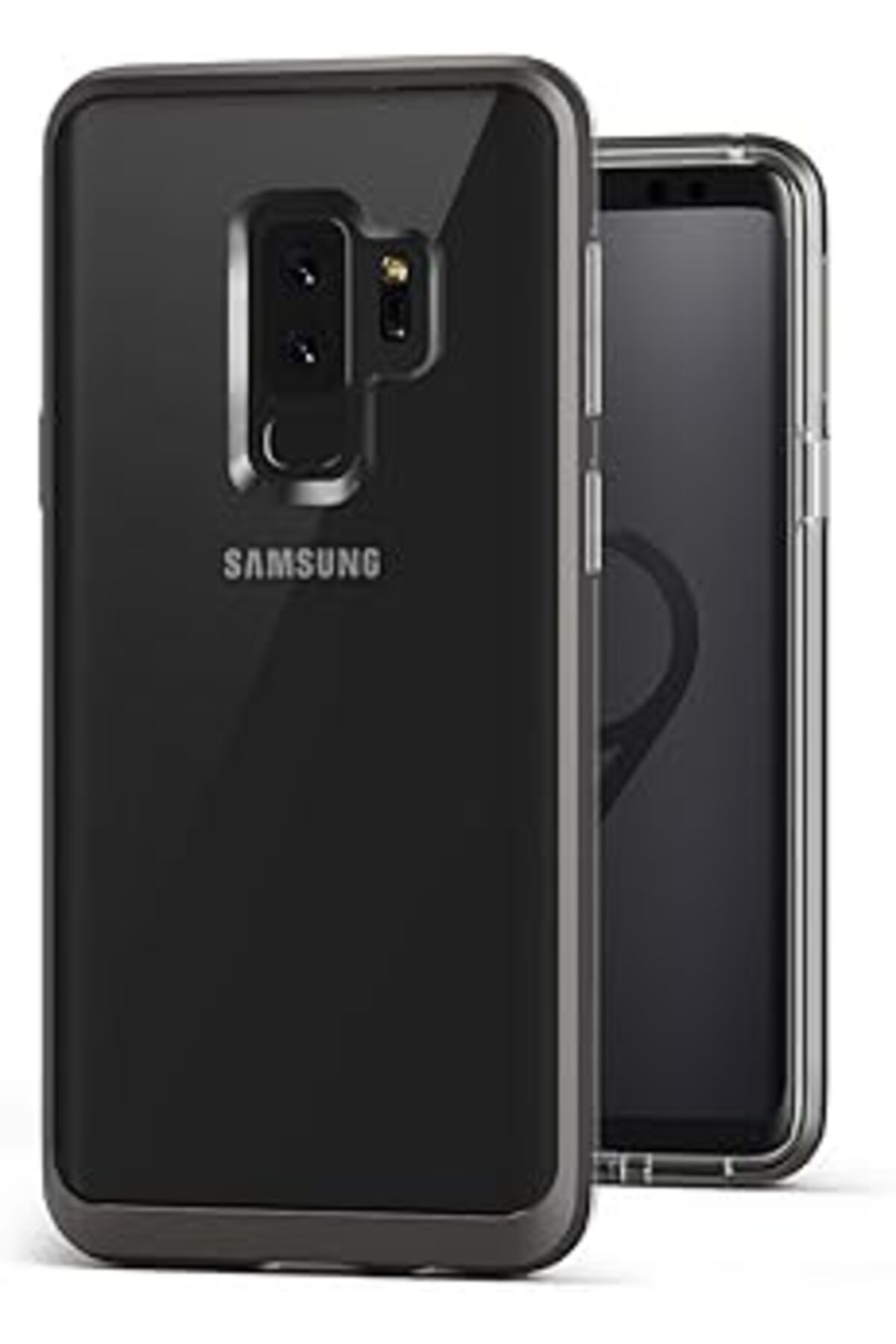 Ceet Markets Vrs Design Vrs91658 Galaxy S9 Plus Crystal Bumper Kılıf, Metallic Black