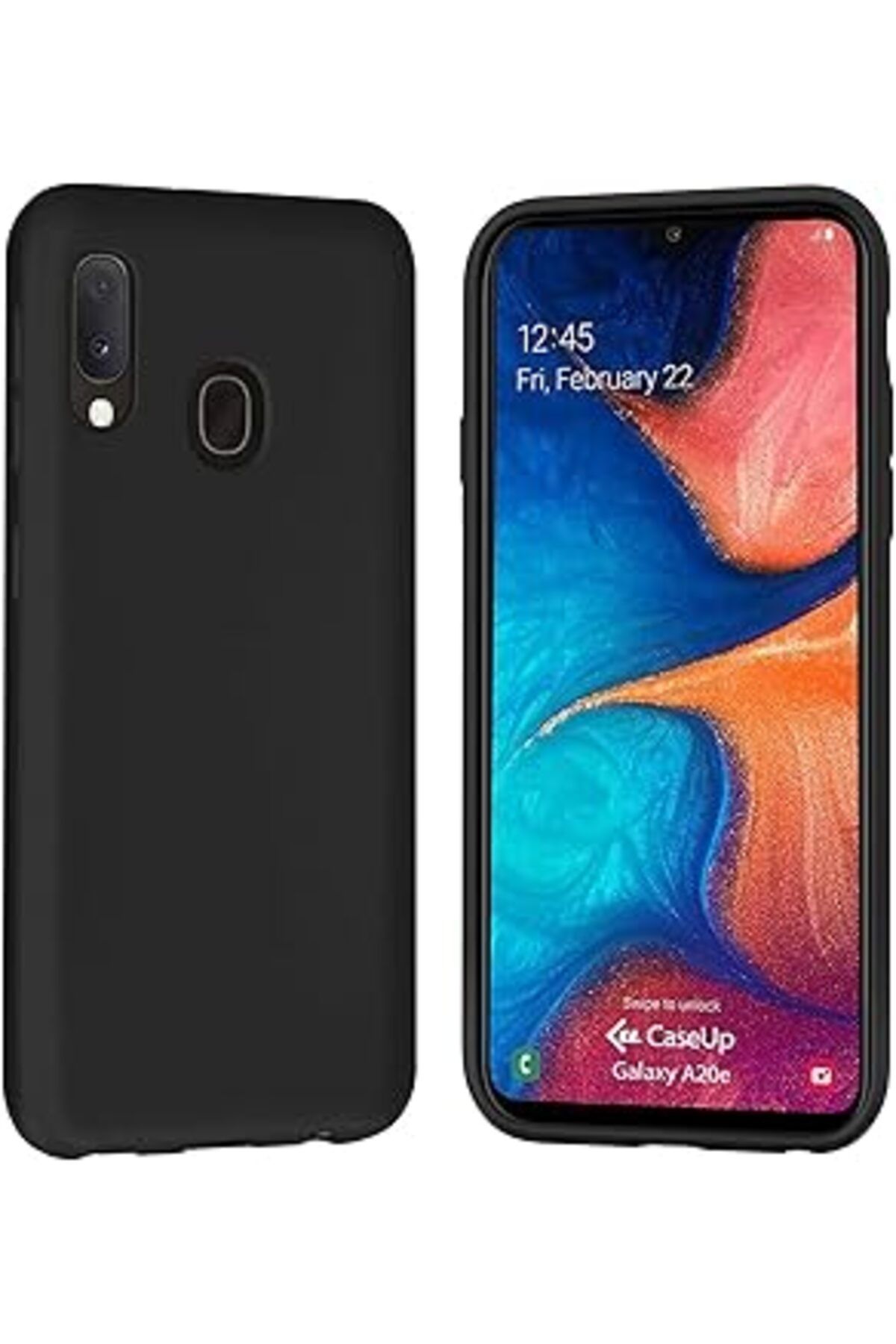 Ceet Markets Caseup Galaxy A20E Uyumlu Kılıf, Caseup Matte Surface Siyah