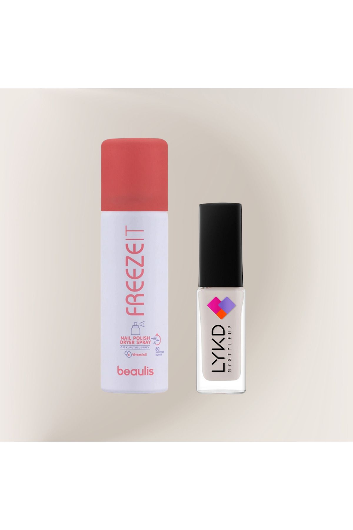 lykd Beaulis Freeze It Oje Kurutucu Sprey 50 ml - LYKD Oje 148 Gravel