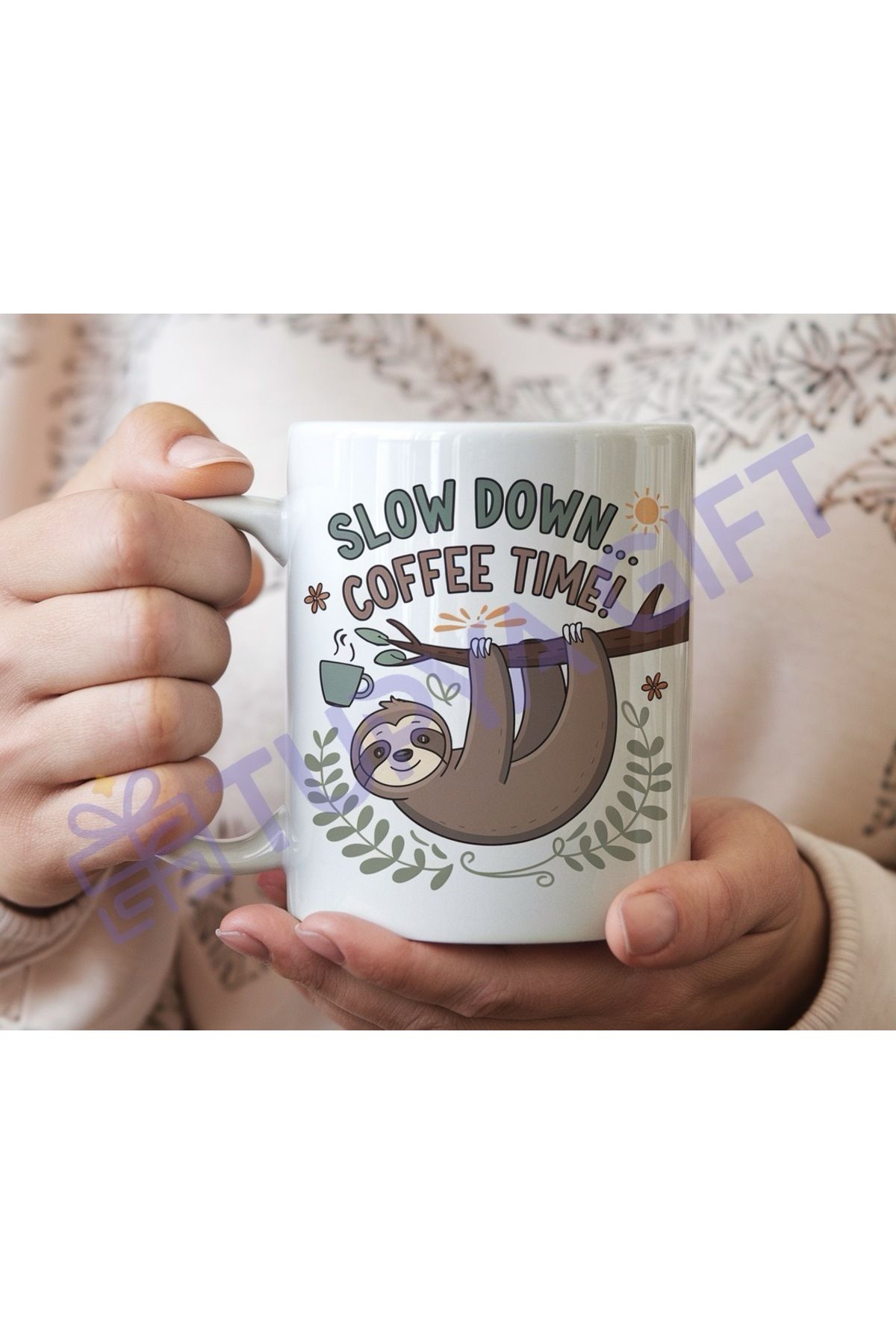 Tupya Gift "Slow Down... Coffee Time!" Temalı Kahve Kupası