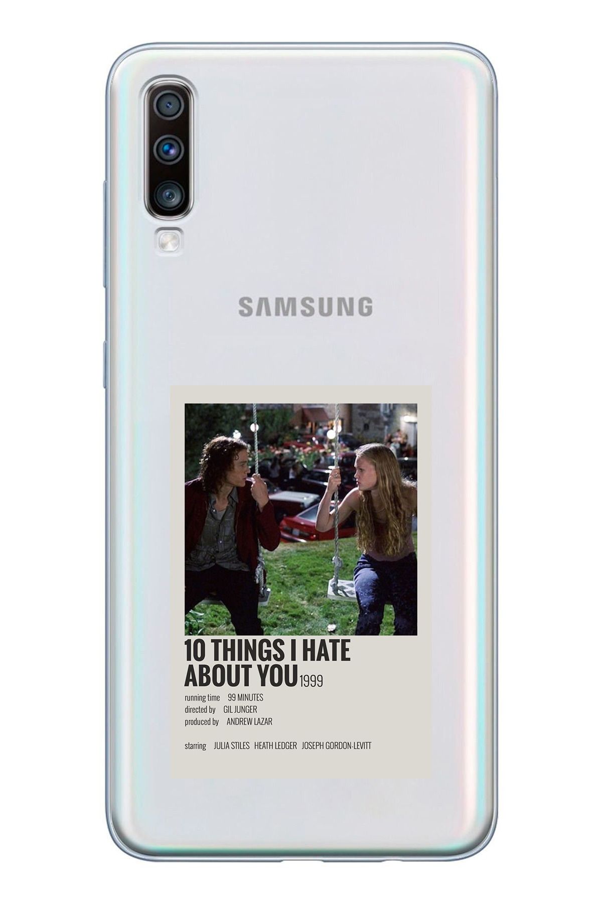 TechTree SAMSUNG Galaxy A50 / A30S Uyumlu 10 things i hate about you Tasarımlı Şeffaf Silikon Kılıf