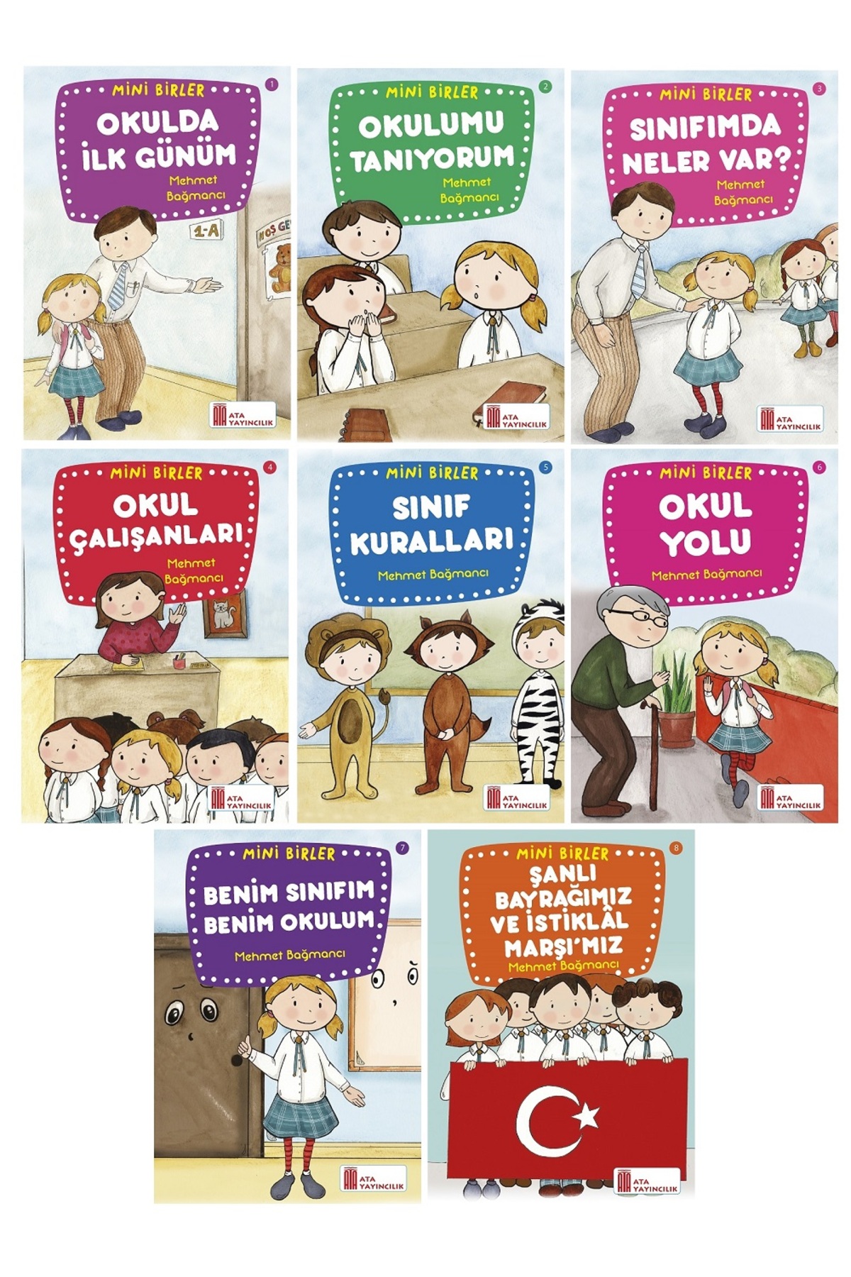 Ata Yayıncılık 1.Sınıf Okuma Alışkanlığı Kazandıran Eğlenceli 8 li Hikaye Seti  (16 sayfa) fotoğrafı 2 (önizleme)