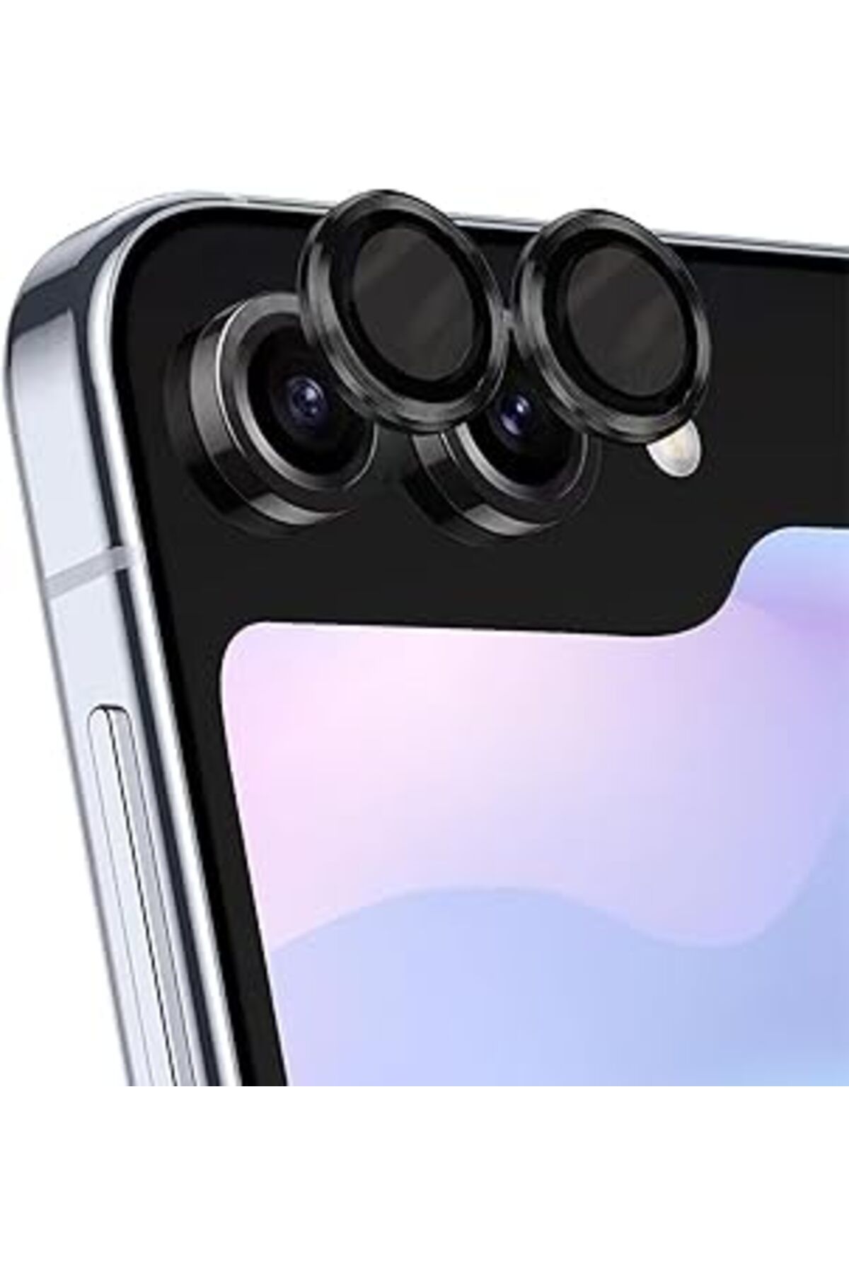 Ceet Markets Galaxy Z Flip 5 Tekli Kamera Lens Koruma Camı Siyah