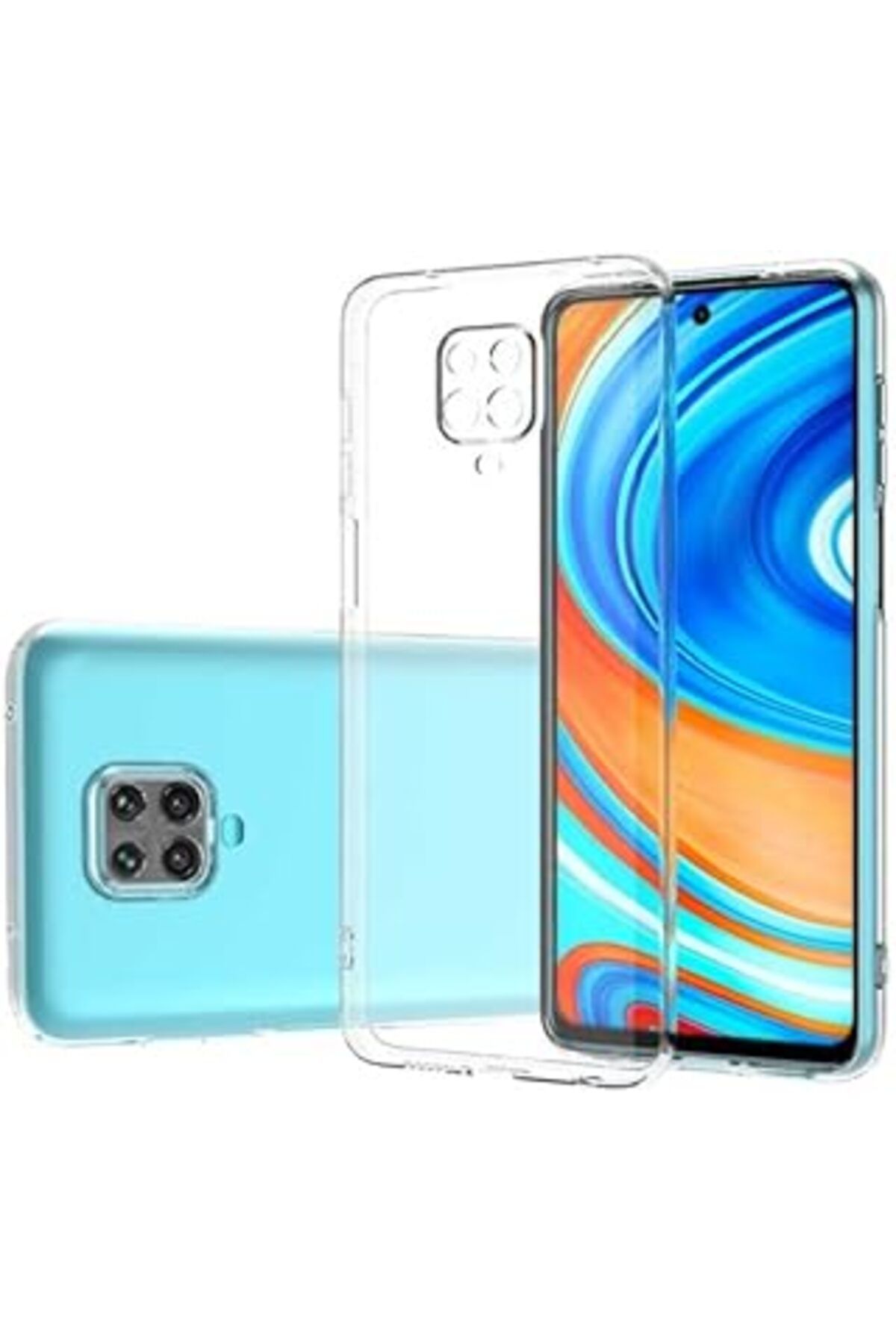 Ceet Markets Happy Trend Redmi Note 9 Pro Şeffaf Kamera Korumalı Ultra Slim Tpu Şeffaf Kılıf