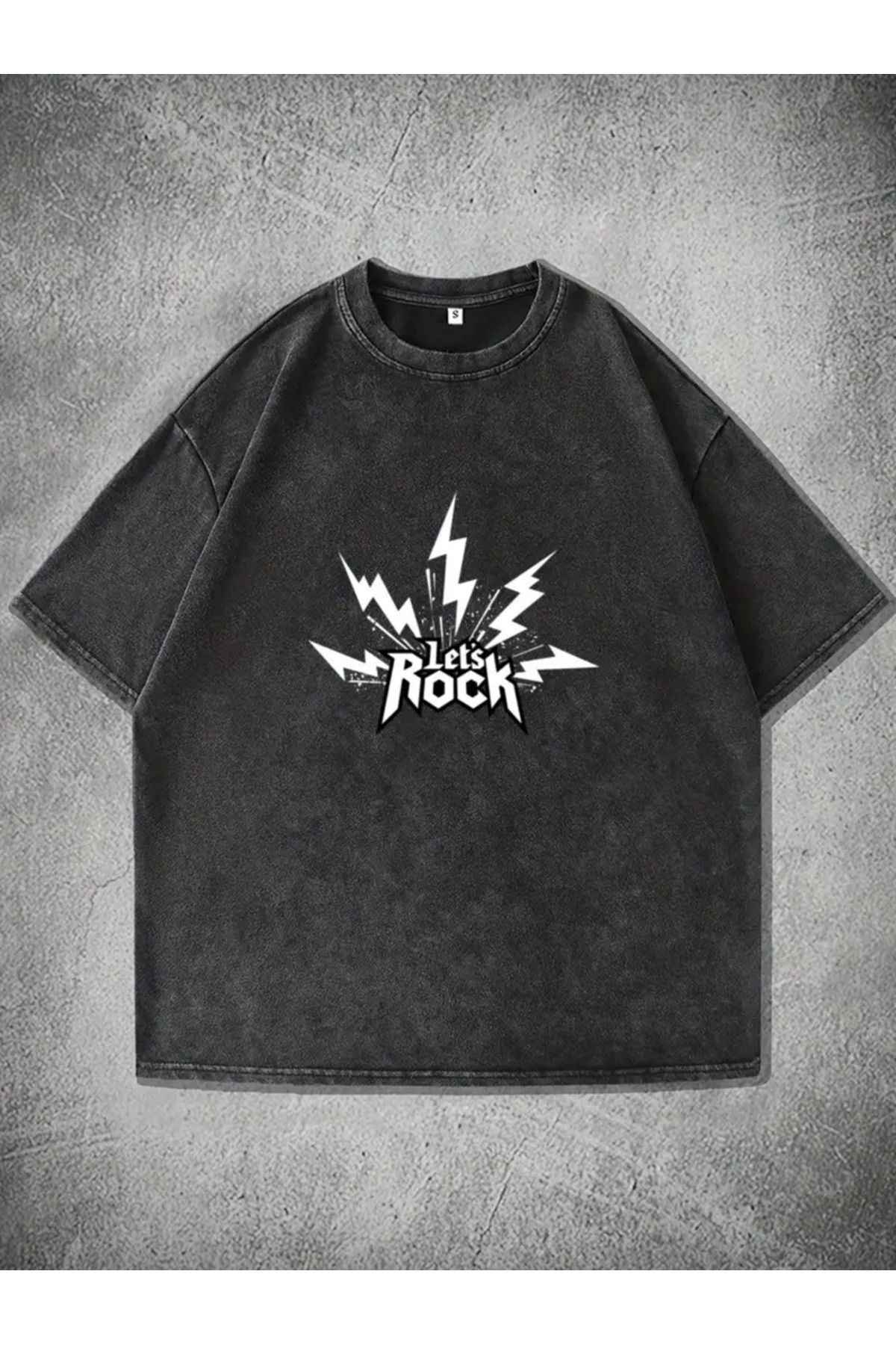 aynewmoda Hadi Rock Yapalım Baskılı unisex t-shirt