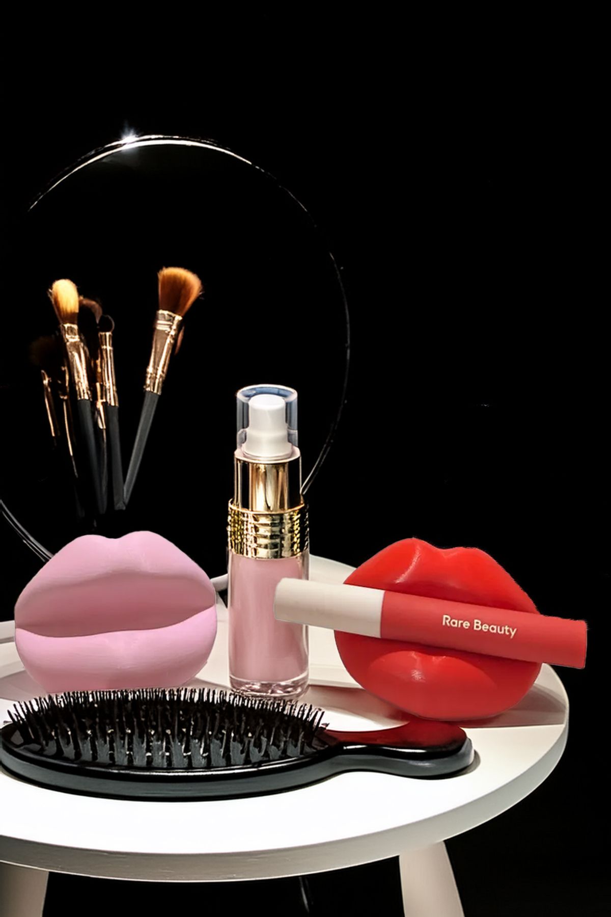 SONİKON LİNE Dudak Figürü Lips Ruj Balm Stick Tutucu Dekoratif Botoks Dudak 2'li Set