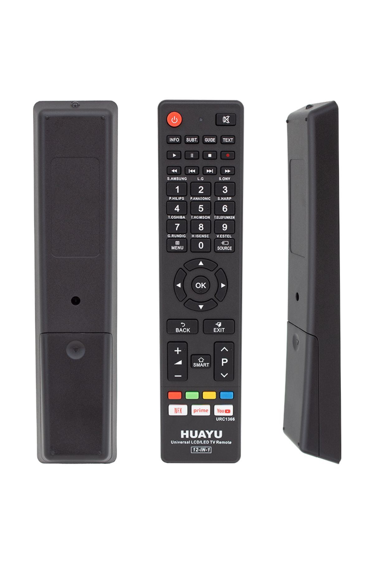 nazeninstoğu Huayu Urc1366 12ın1 Netflix Prime Youtube Tuşlu Universal Blisterli Akilli Kumanda