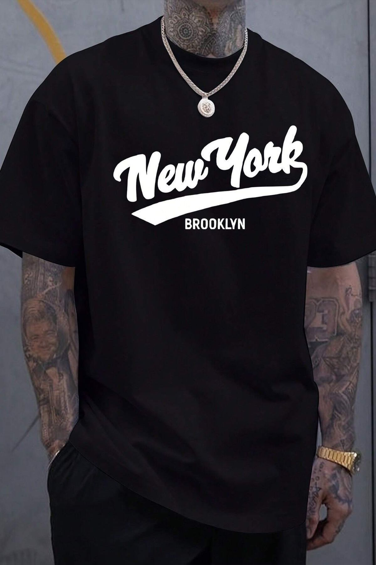 cc collection New York Brooklyn Unisex Oversize T-Shirt