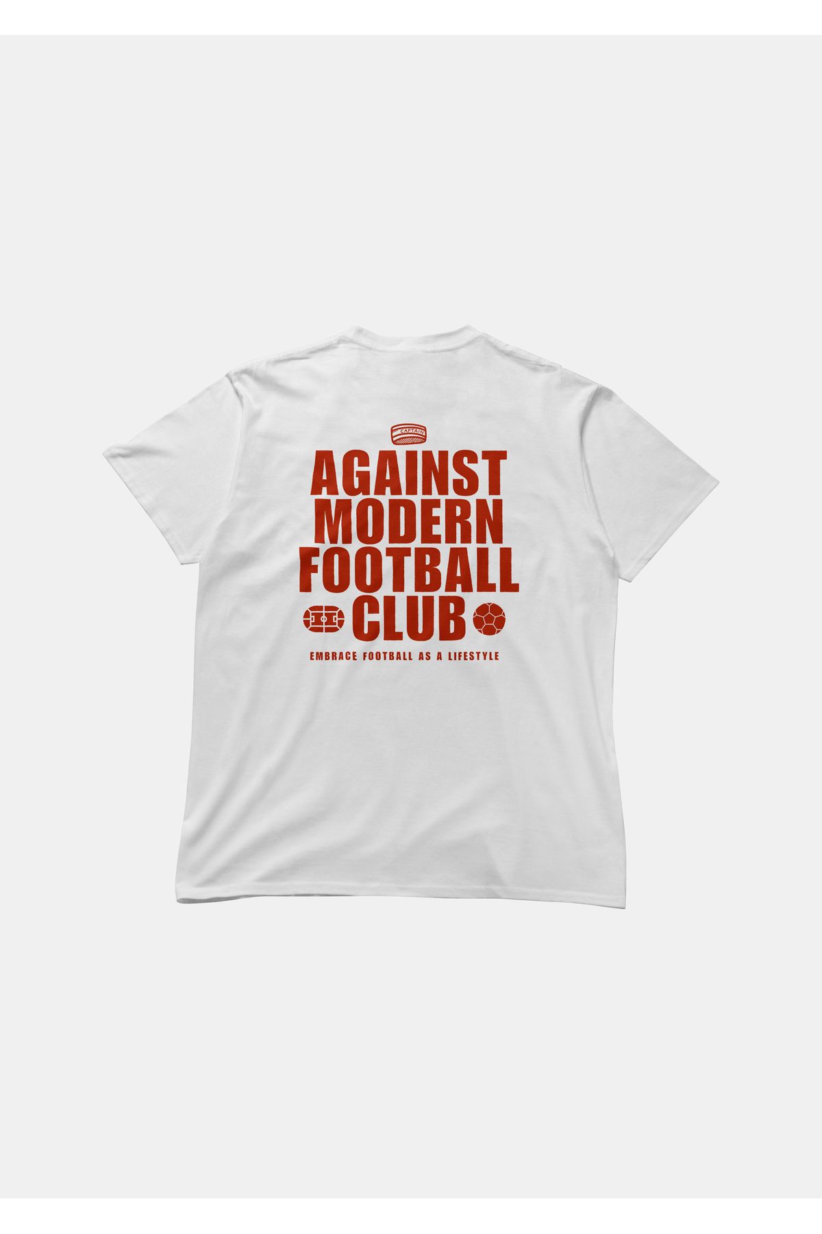 shop Modern Football Erkek Basic Bisiklet Yaka Baskılı Regular Kalıp Pamuklu T-Shirt