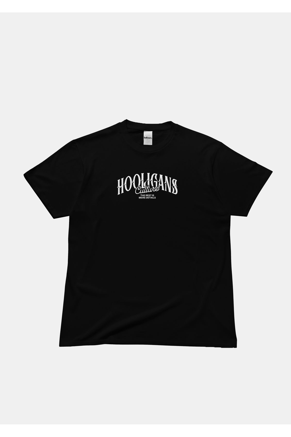 shop Hoolıgans Erkek Basic Bisiklet Yaka Baskılı Regular Kalıp Pamuklu T-Shirt