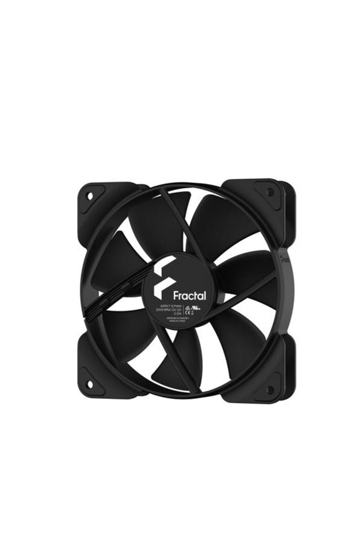 Hızlı Stok Fractal Design Aspect 12 PWM Black 56 CFM 2000RPM Kasa Fanı (FD-F-AS1-1203)