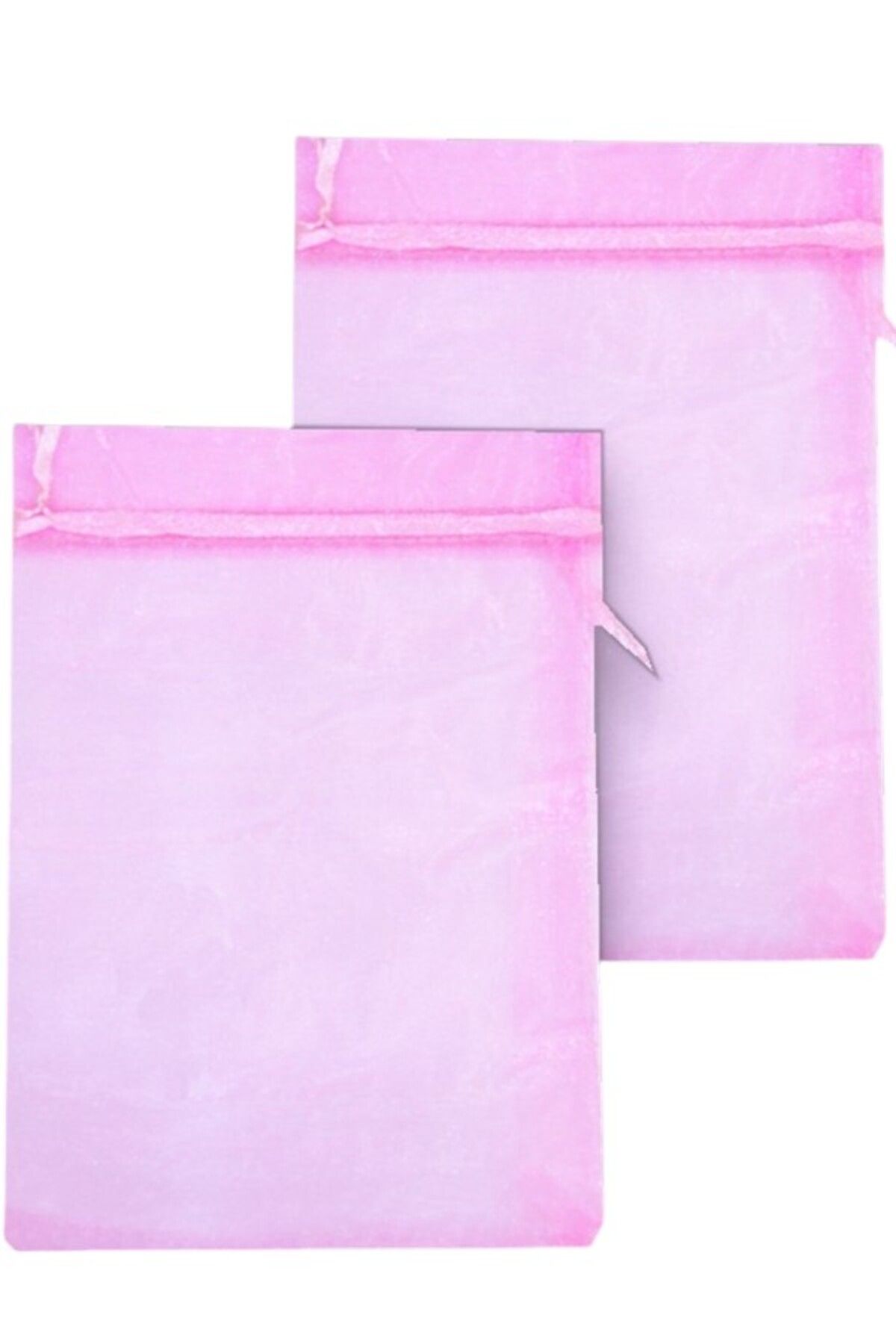 Armada 24 Ad Taşsız Sade Tül Kese Pembe (12cm*14cm )