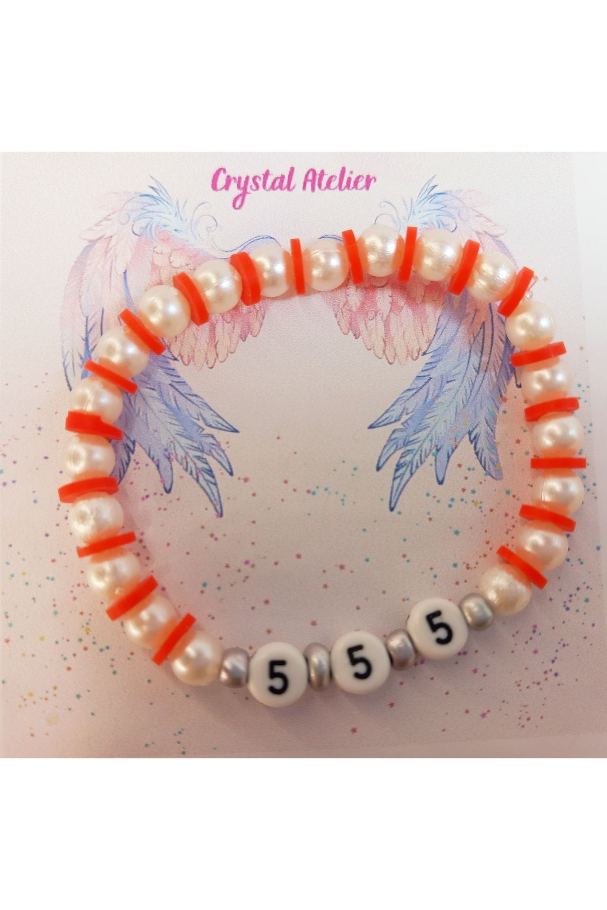 Crystal Atelier 555 Melek Sayılı Bileklik