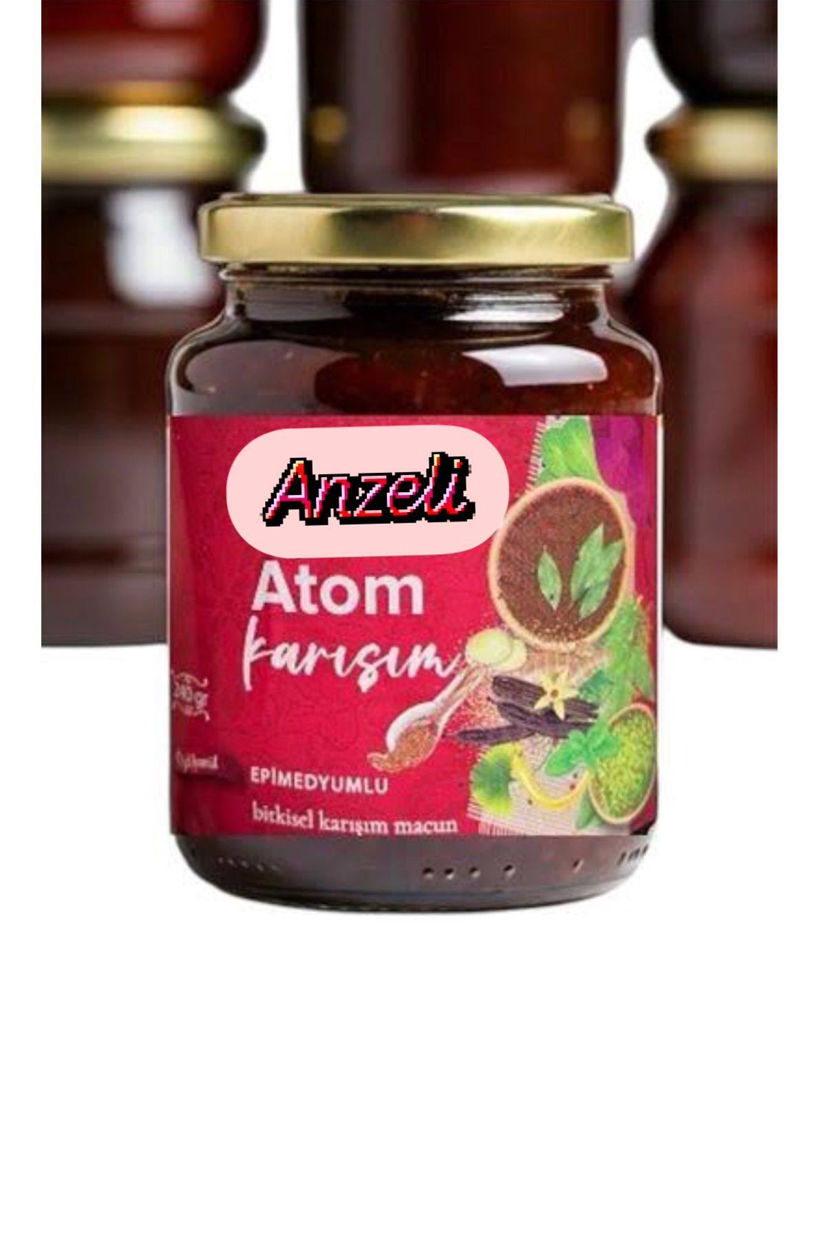 Doğal Toros Atomu Anzeli Özel Karışımlı 240 gram perf. Macun.