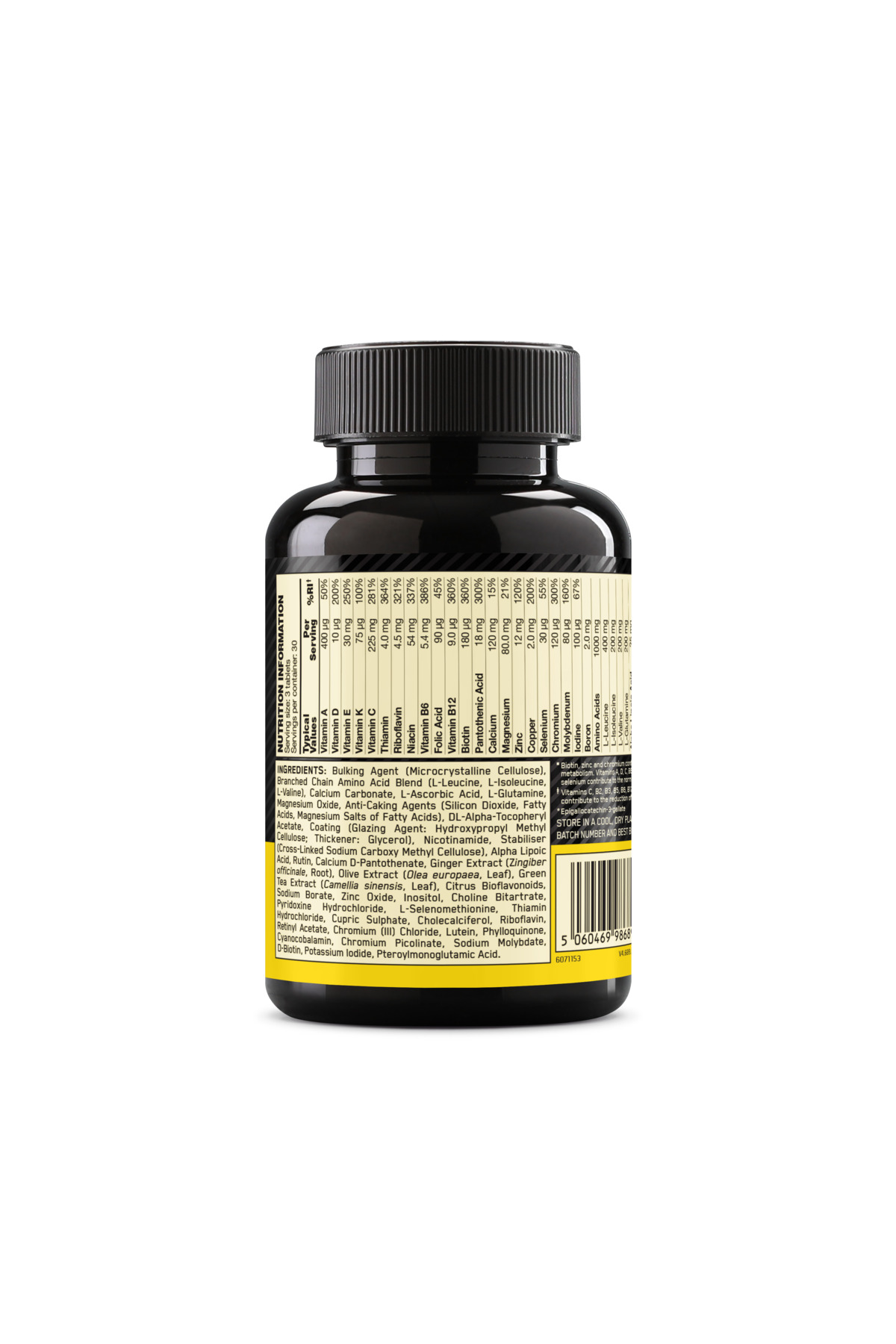 Optimum Nutrition Opti-man-erkek Multivitamin 90 Tablet 132g Amino Asit ...