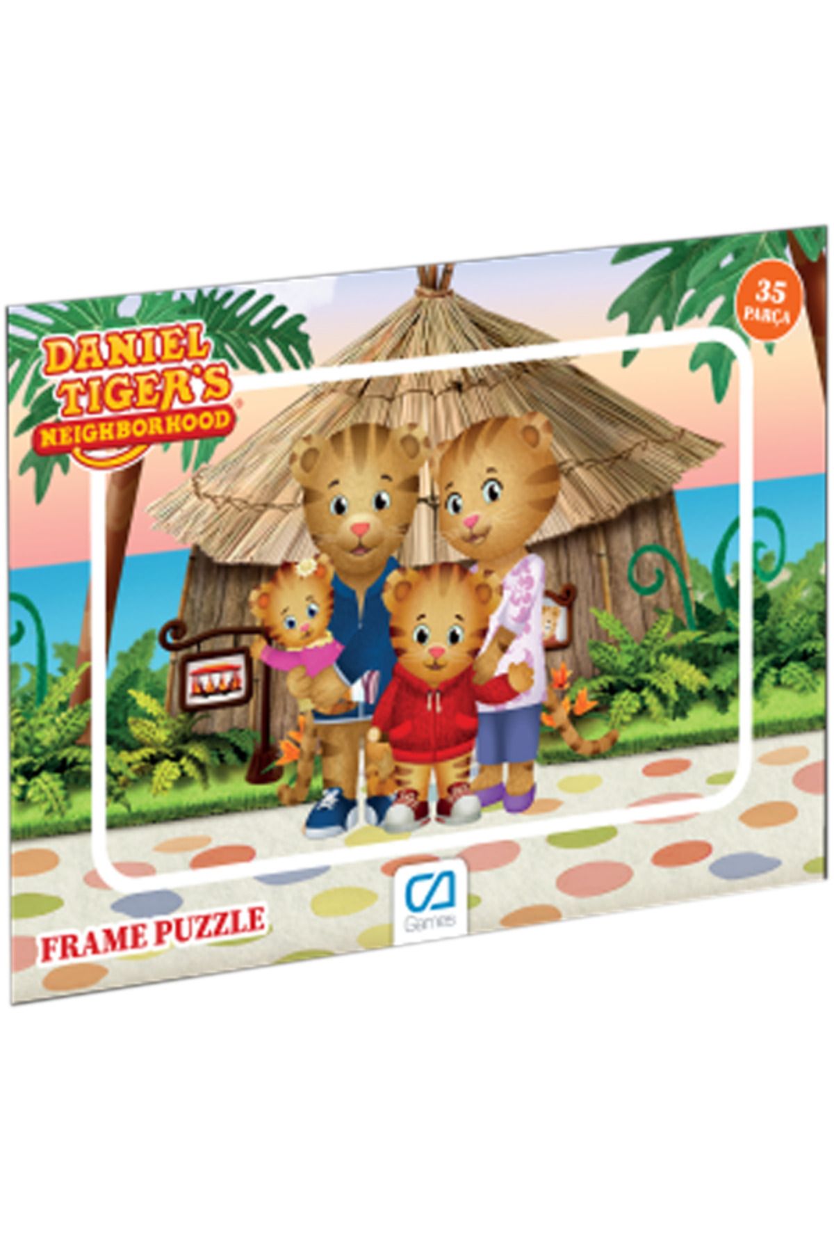 CA Games C&A Games Daniel Tigers Lisanslı 35 Parça Frame Puzzle