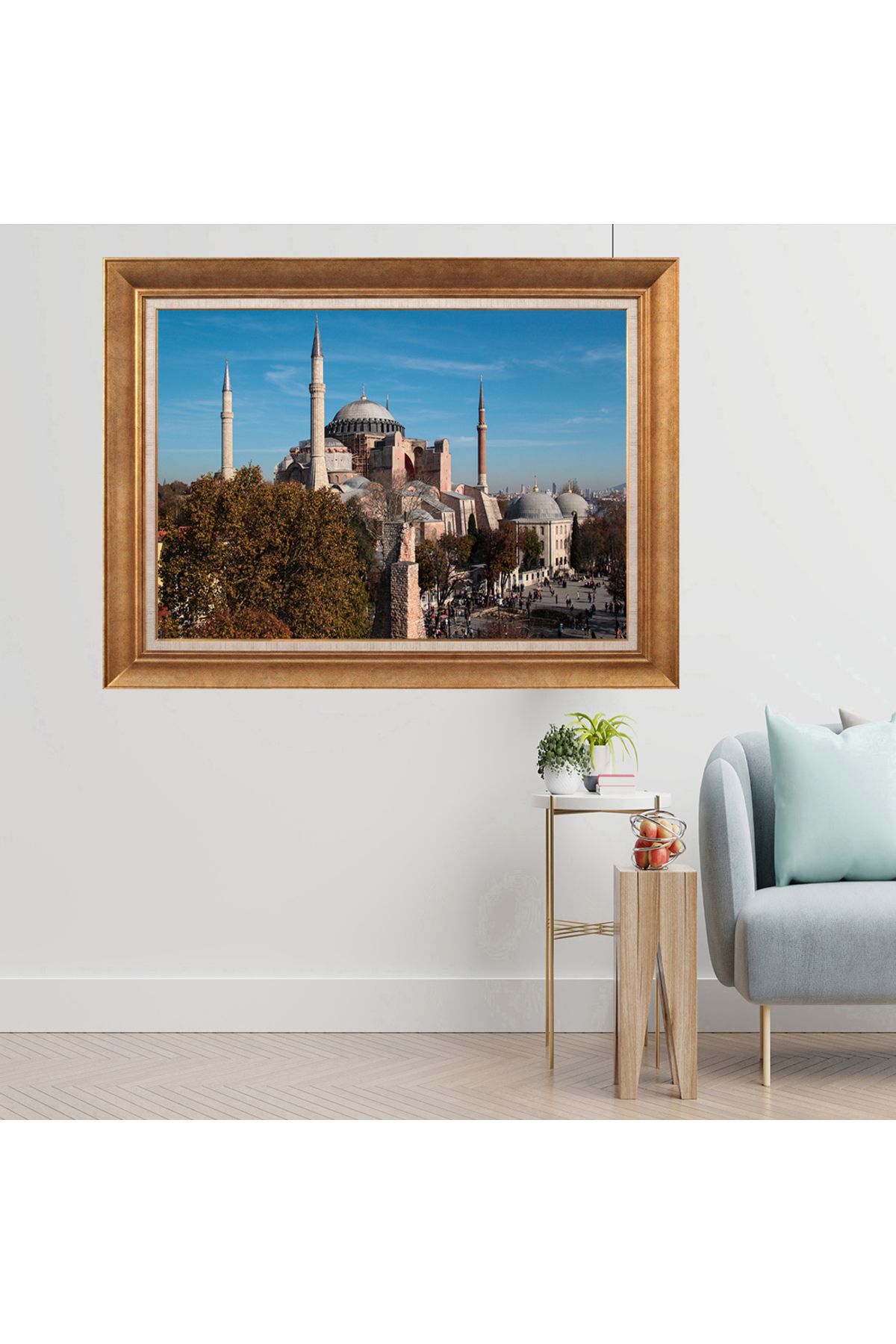 giyense ÖZEL TASARIM ÇERÇEVELİ PASPARTULU TABLO J2995