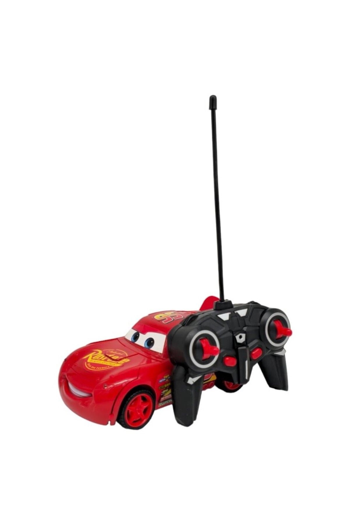 MJ TOYS Cars Şimşek McQueen Uzaktan Kumandalı Arabaya Dönüşen Robot Araba Şimşek McQueen Araba