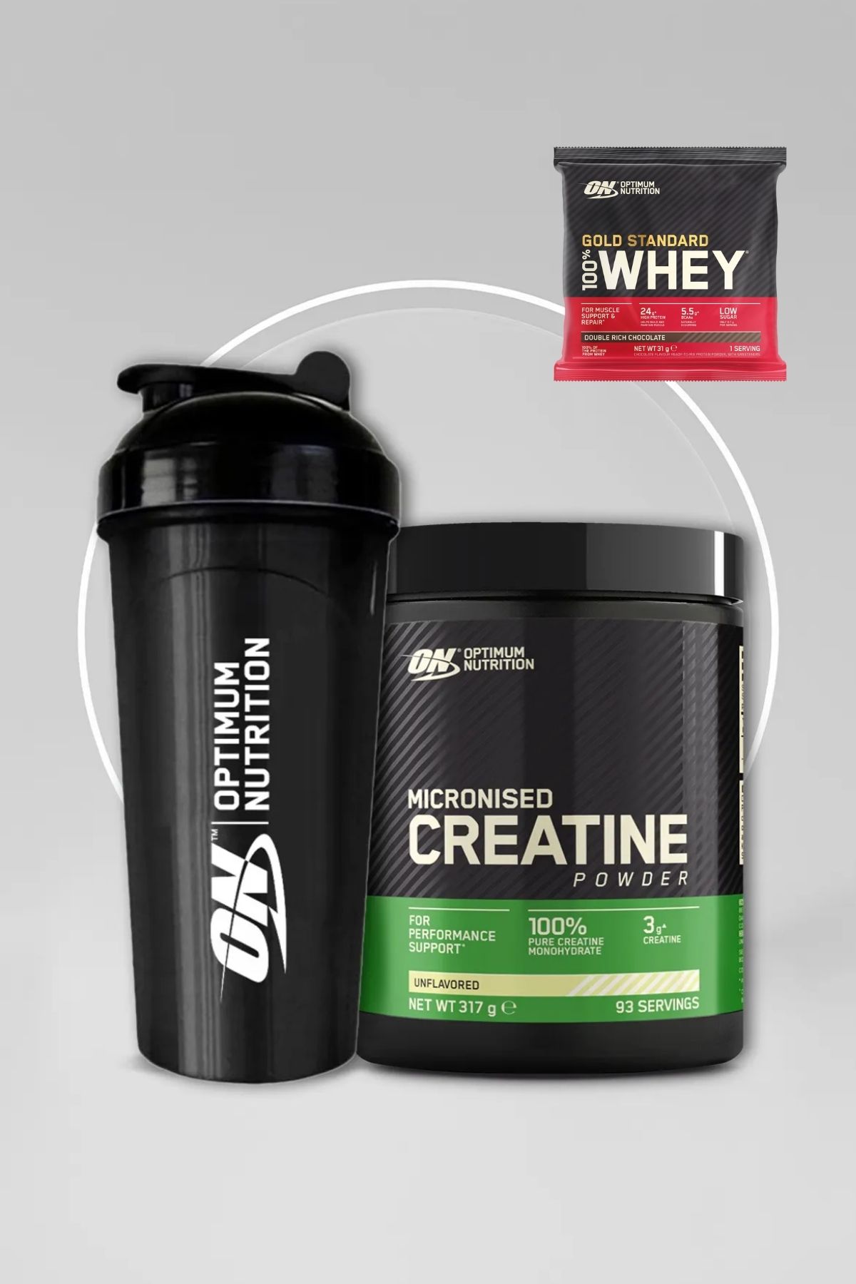 Optimum Nutrition Creatine Kreatin Aromasız 317g 93 Servis Kas Gücü ve Performans Artışı Desteği - Optimum Shaker - 10