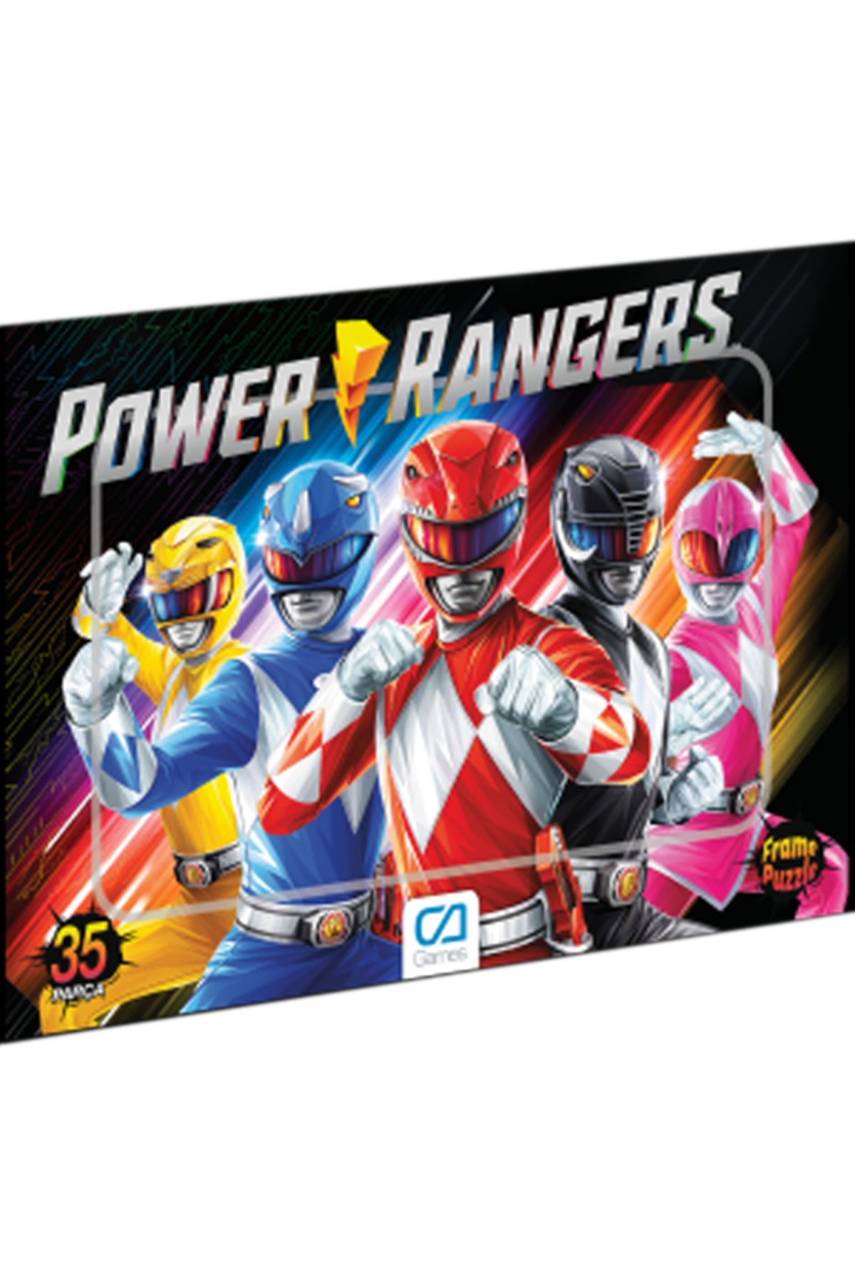 CA Games C&A Games Power Rangers Lisanslı 35 Parça Frame Puzzle