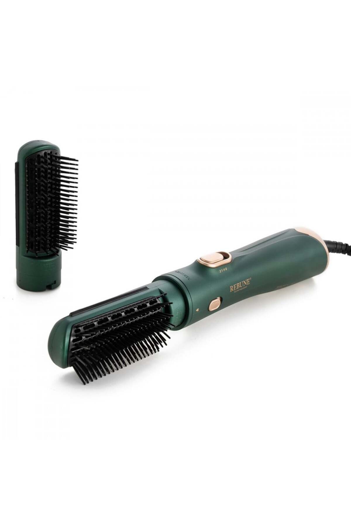 rebune-Ribon Hair Dryer, 2 Brushes, 1200 Watt, Green 1