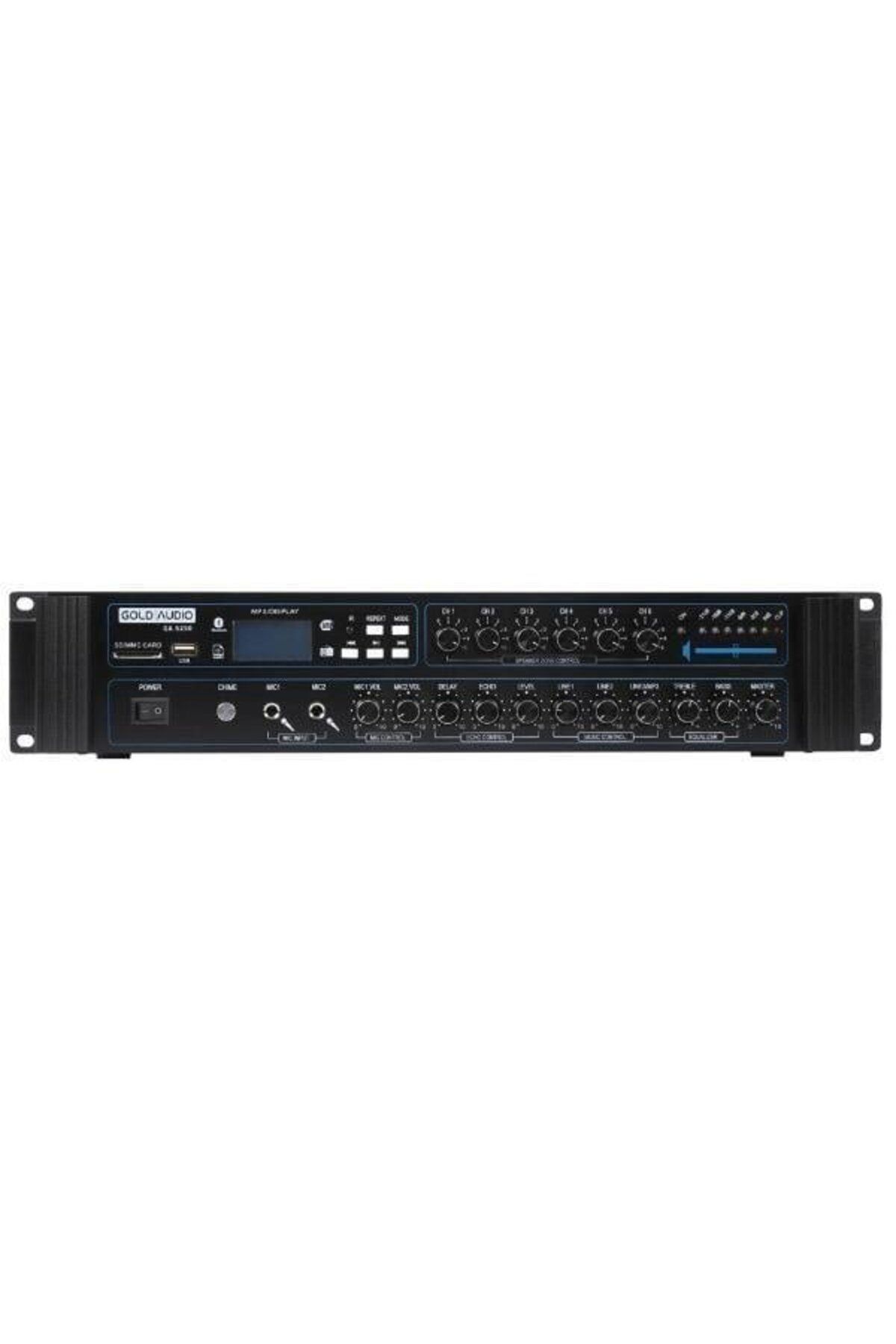 TVM Gold Audio Ga 6250 6 Zonlu 250W Hat Trafolu Amplifikatör