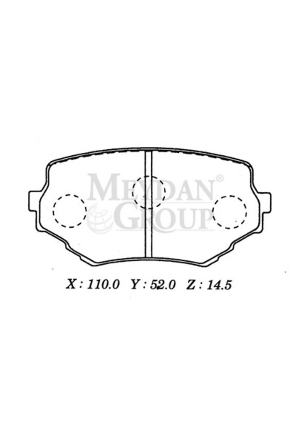 İthal -ParçaAnında Suzukı Grand Vıtara- 98/02 Ön Fren Balatası Grand 4kapı (disk) (110x52x14,5) 55200-77e0