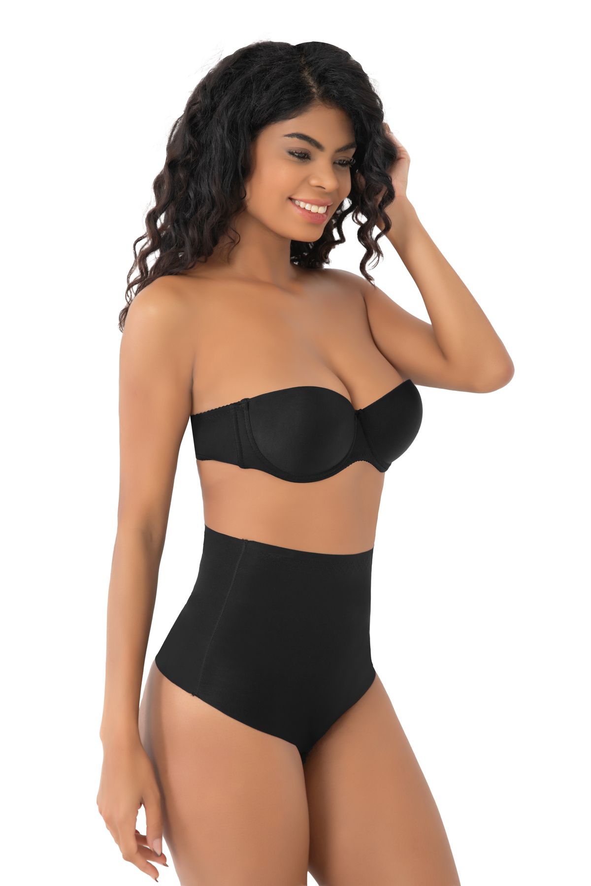 Maison Mila-Women's Laser Cut Non-Slip Slimming String Thong Corset 4