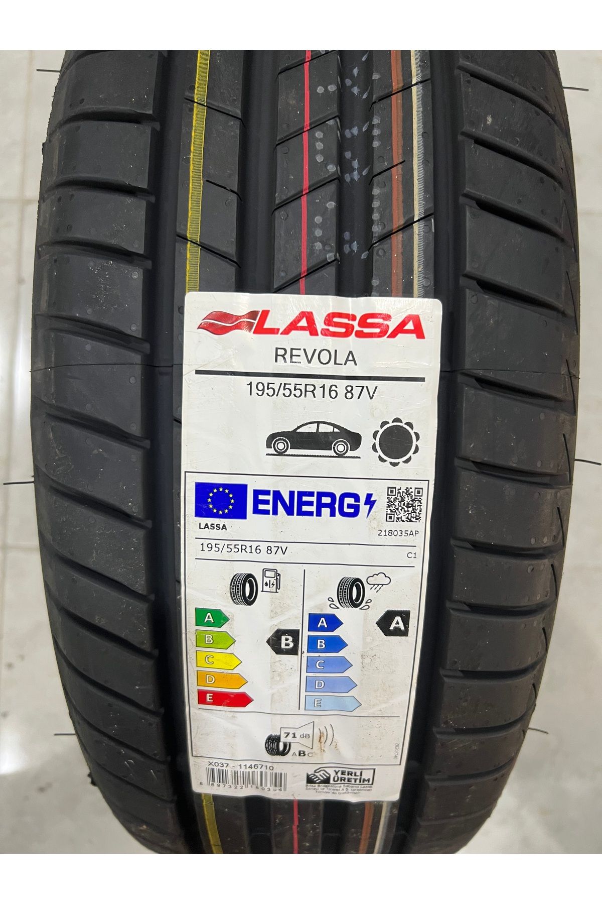 Lassa / 195/55R16 REVOLA 2024 YAZ LASTİĞİ