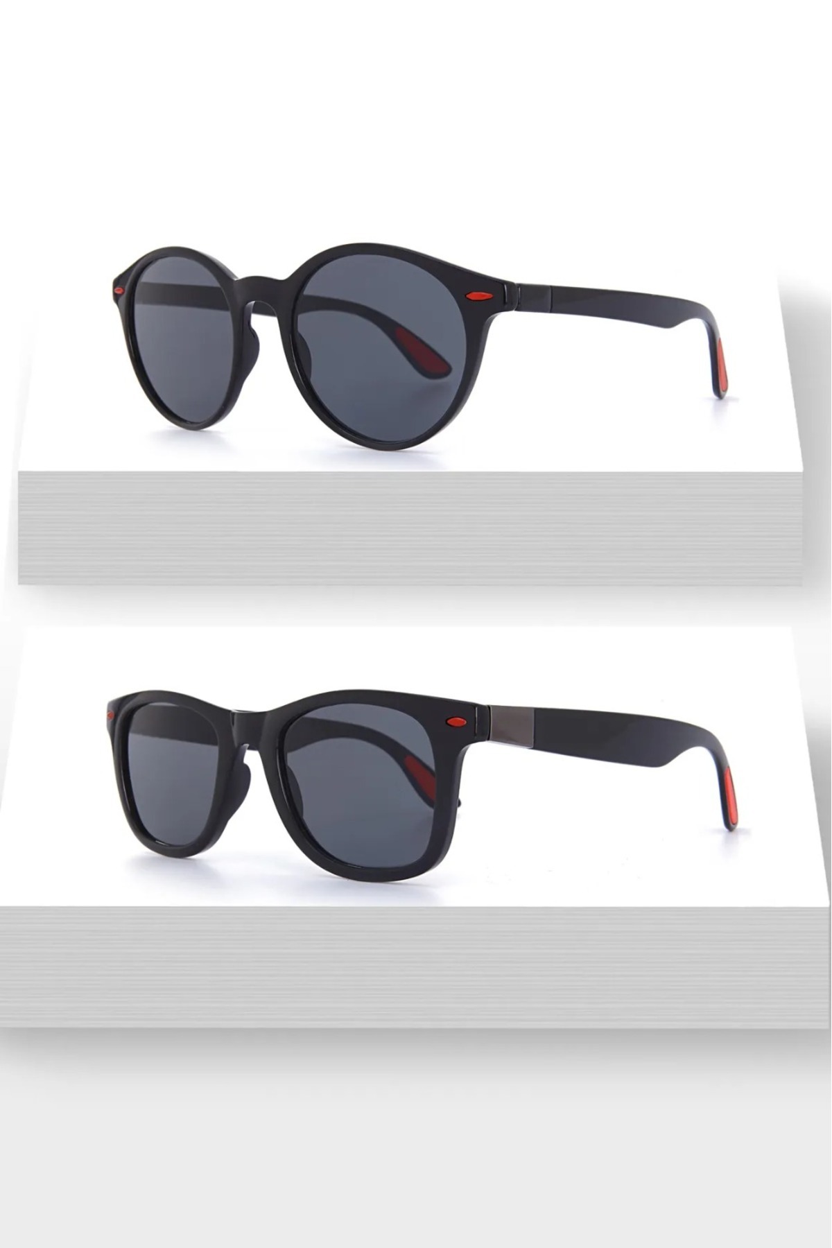Nilu Moda 2’li Unisex Uv400 Güneş Korumalı Güneş Gözlüğü görsel 2