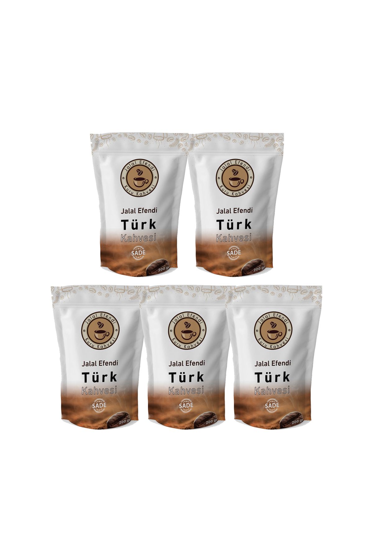 Jalal Efendi-Plain Turkish Coffee 200 g - 5 Pieces 1