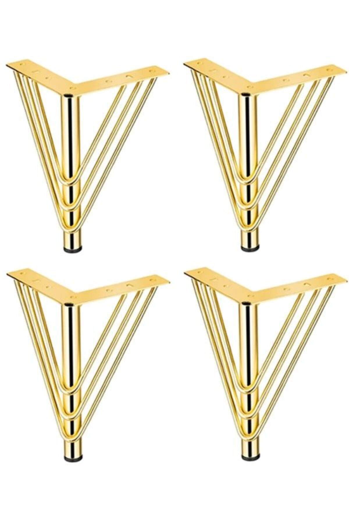 EFAKS METAL GOLD DEMİR AYAK 12 CM(4 ADET)