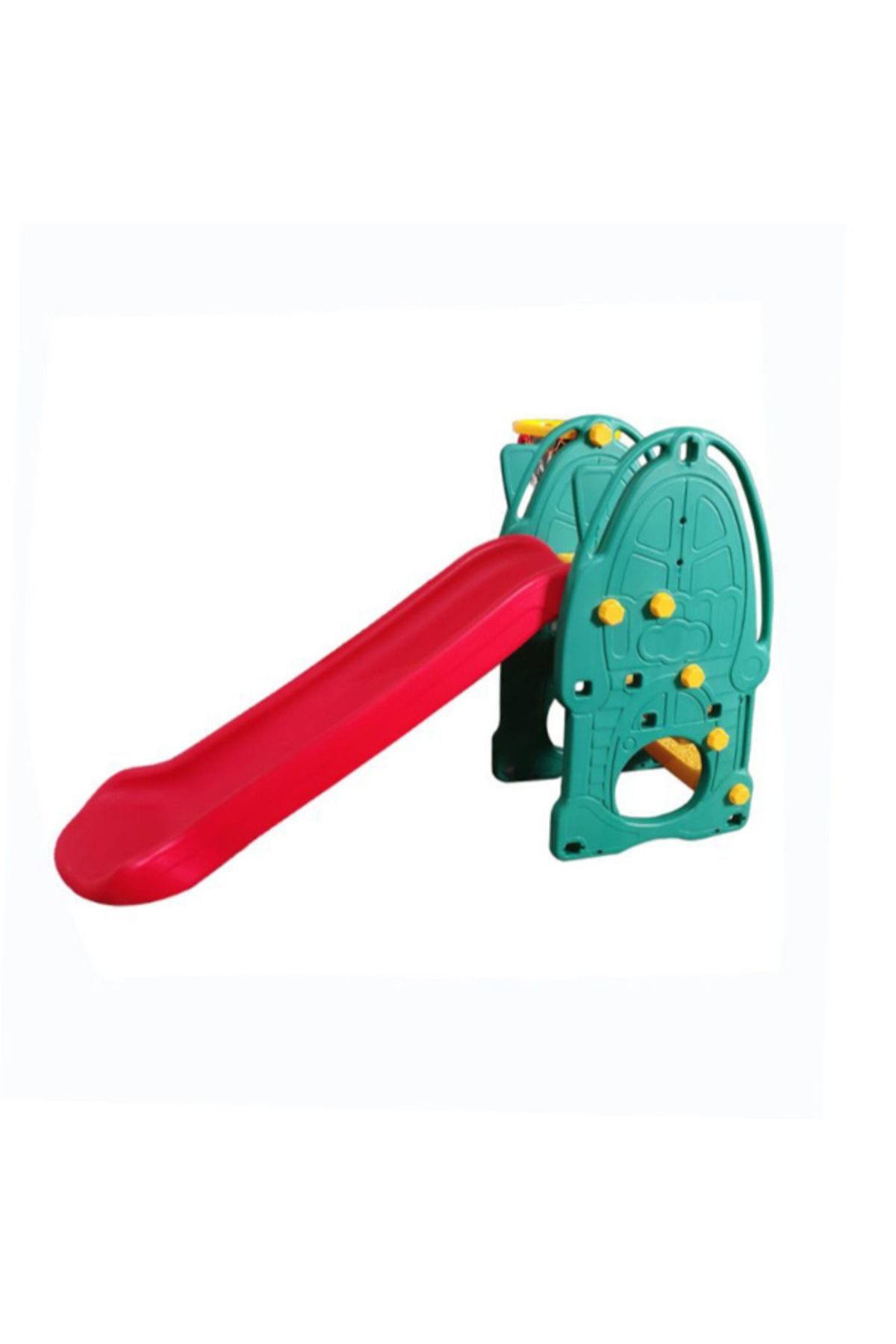 Babylove-SLIDE WITH BASKETBALL HOLE 165X85X105CM RED 28-003-12R 3