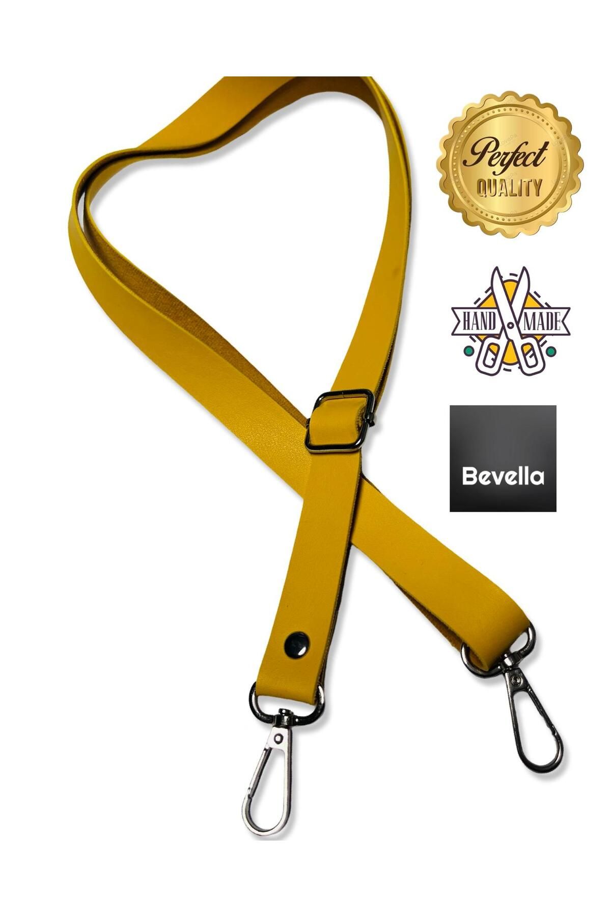 Bevella Trend Kancalı Deri Çanta Askısı & Aksesuarı - ( 2cm en x 140cm boy )