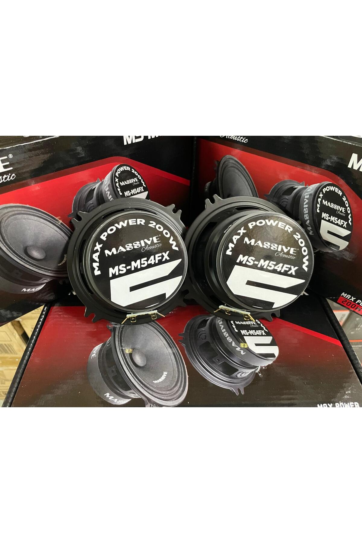 Massive MS-M54FX 13 CM MİDRANGE 200 WATT MAXİMUM POWER ÇİFT