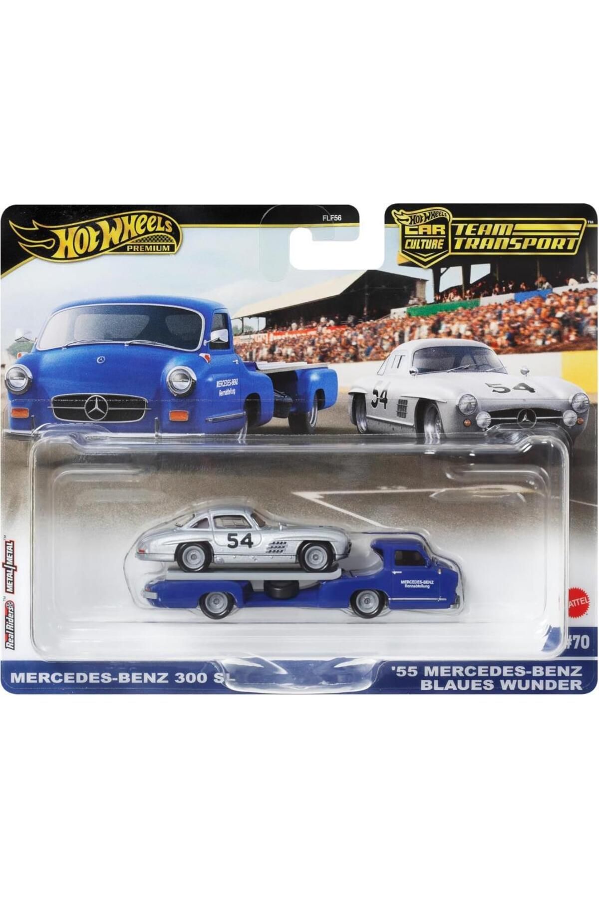 HOT WHEELS Mercedes-Benz 300 SL 55 Mercedes-Benz Blaues Wunder Model Araba